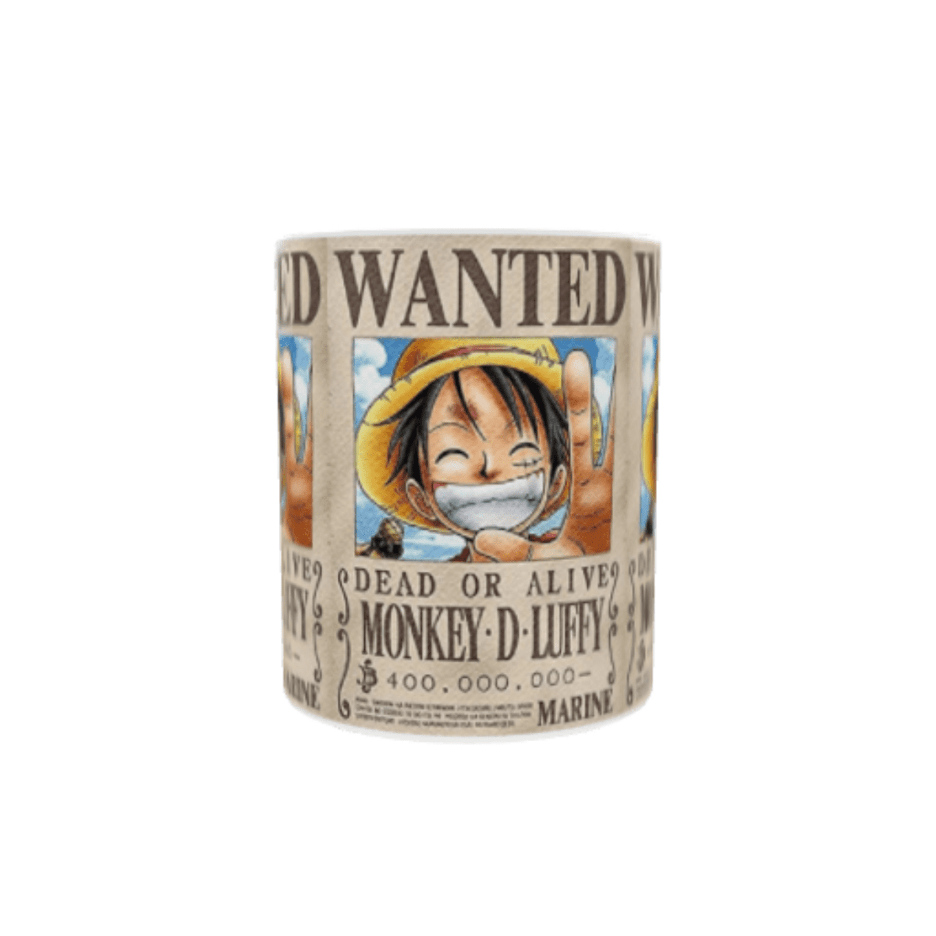 Taza Cartel Wanted – Se Busca Monkey D. Luffy | One Piece - 5
