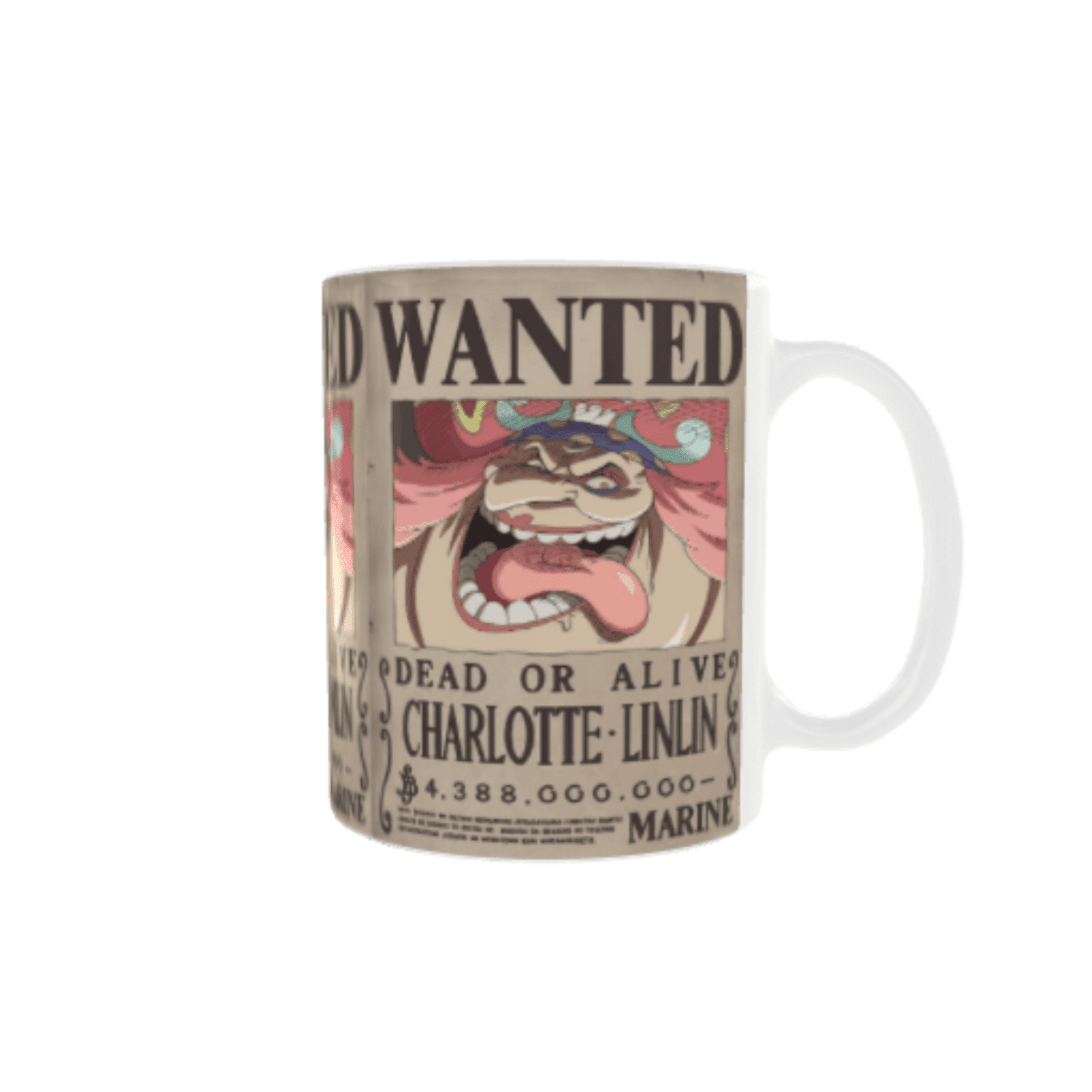 Taza Cartel Wanted – Charlotte Linlin "Big Mom" | One Piece - 5
