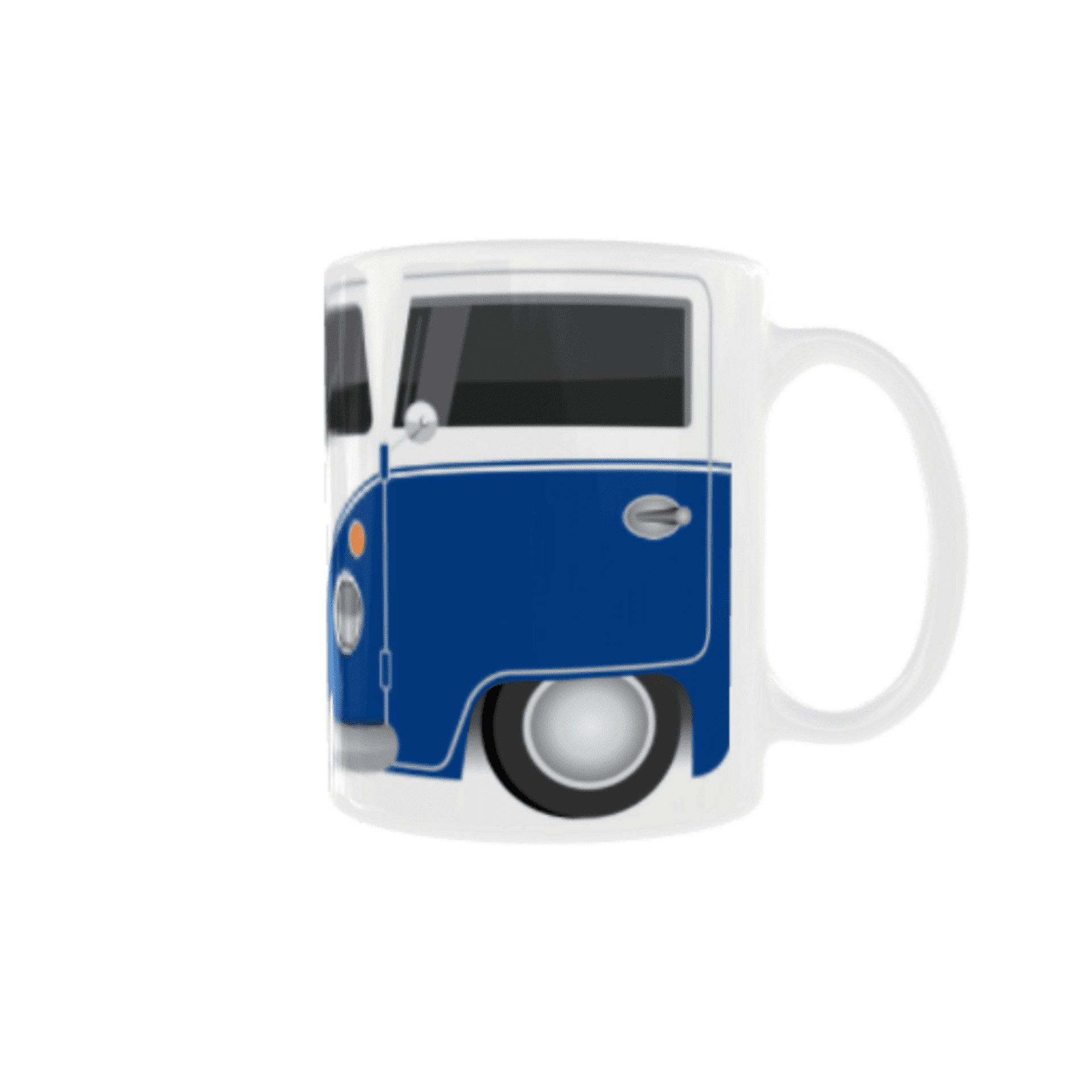 Taza Furgoneta Volkswagen Hippie Azul VW - 3