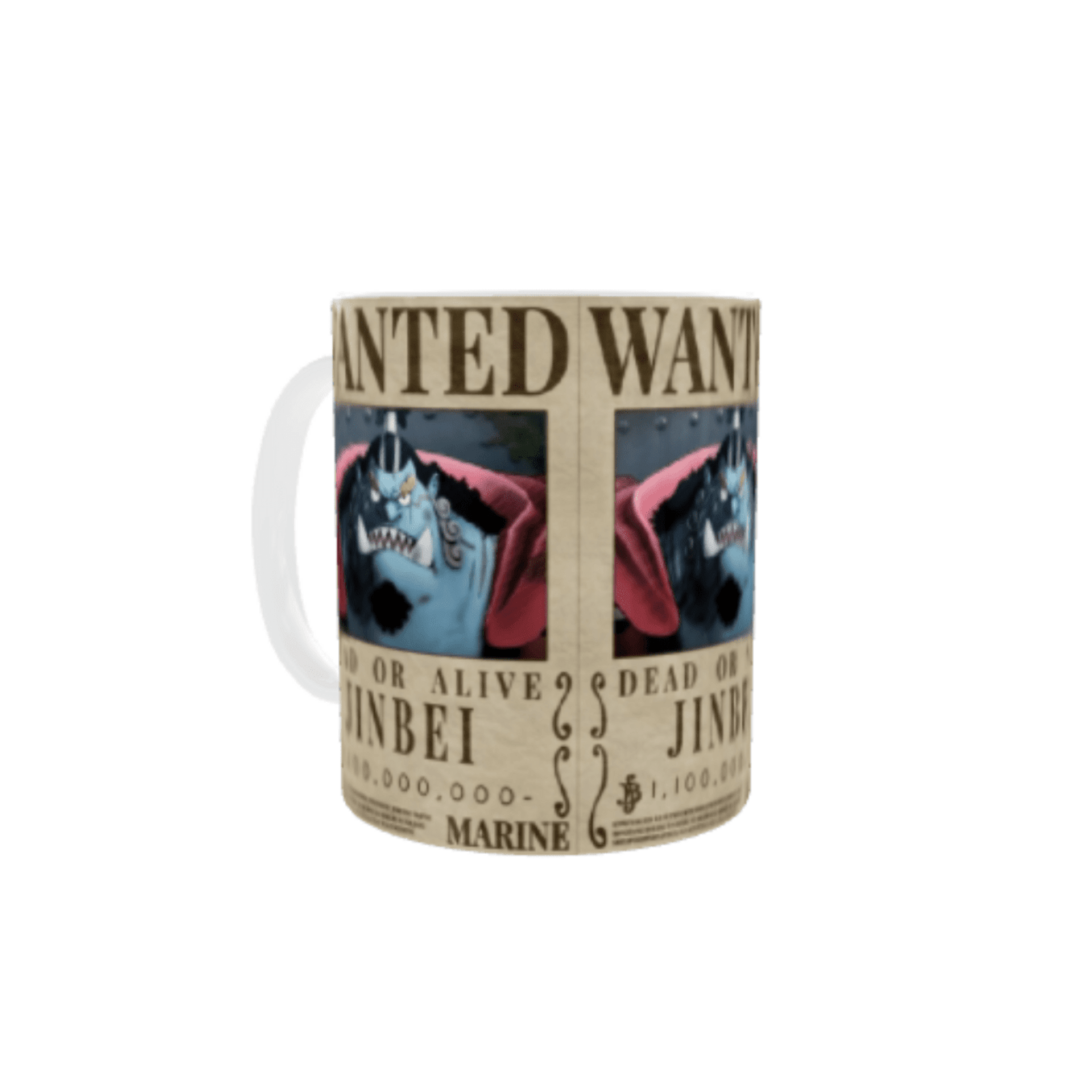 Taza “Wanted Jinbe” – One Piece | Cartel de Se Busca del Caballero del Mar - 5