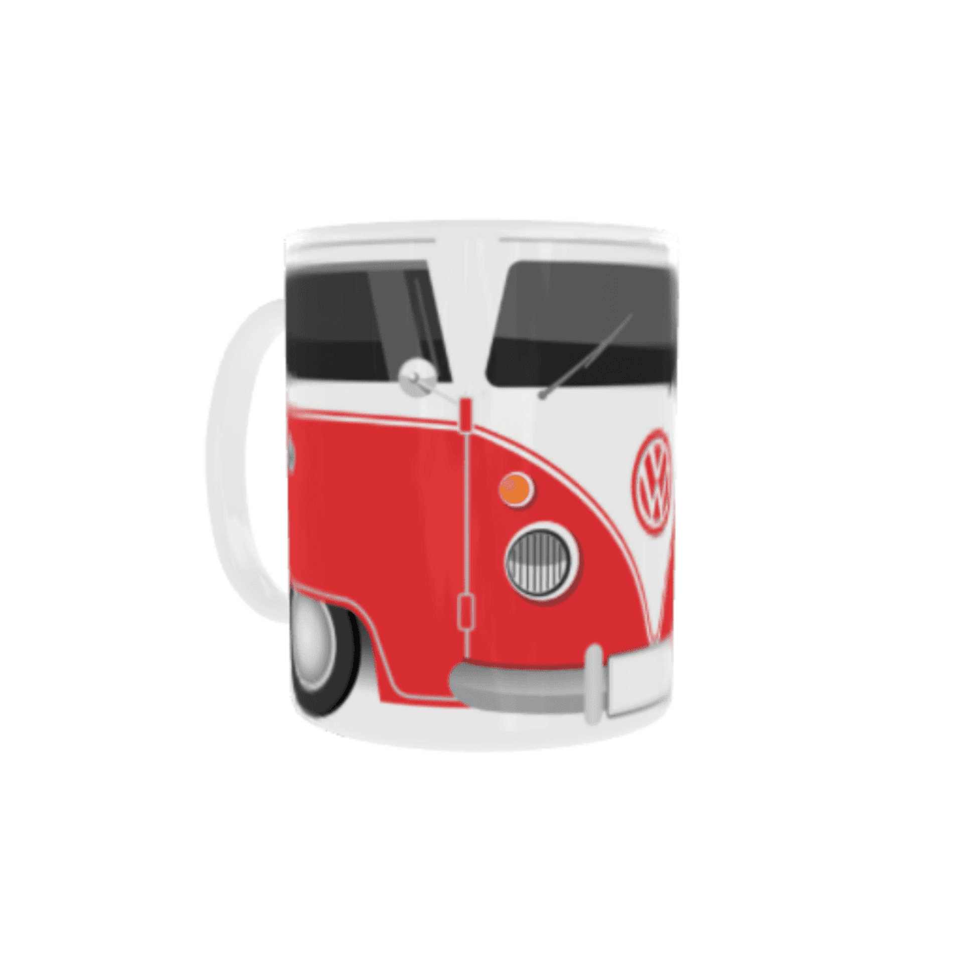 Taza Furgoneta Volkswagen Hippie Roja VW - 5