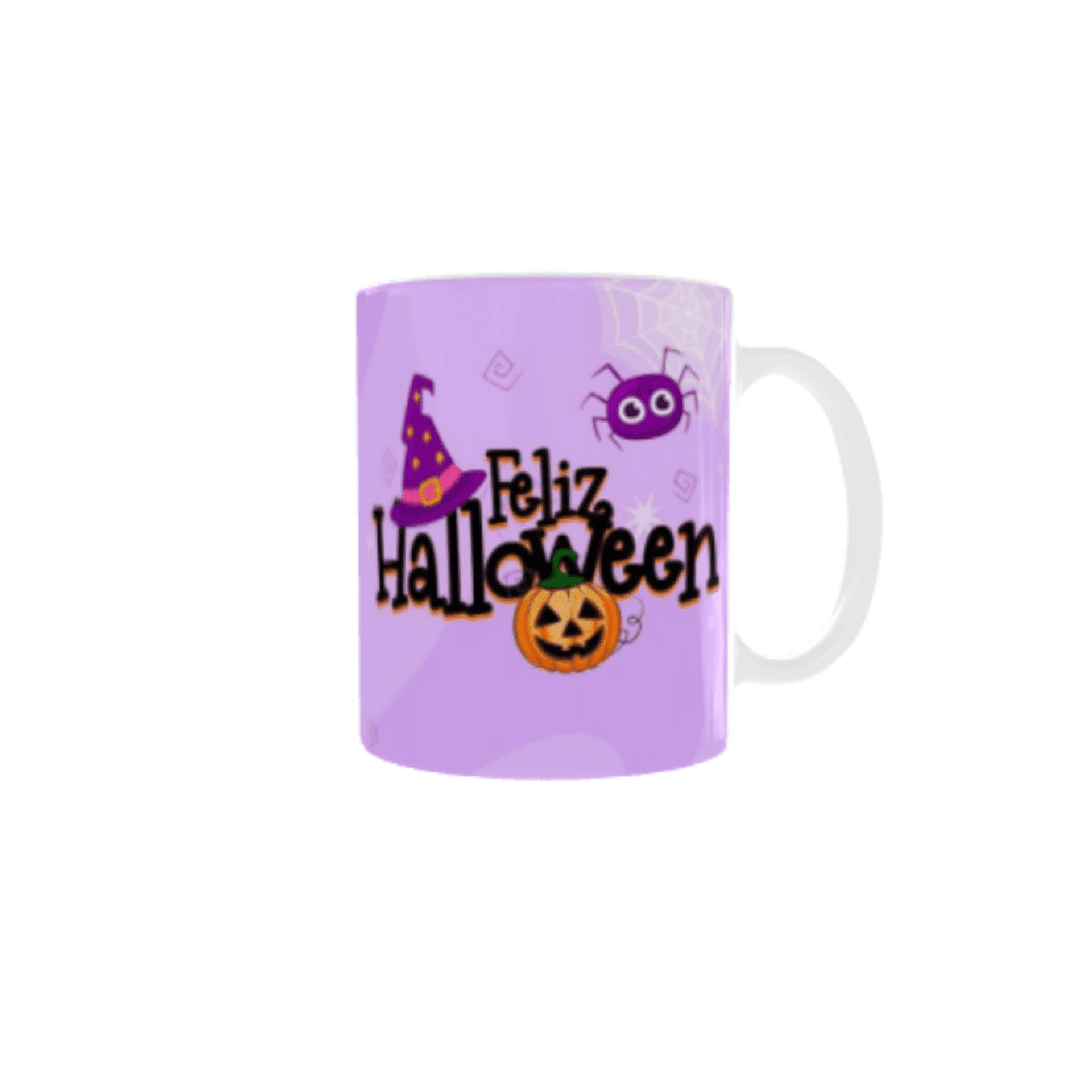 Taza “Feliz Halloween – Brujita y Calabaza” - 4