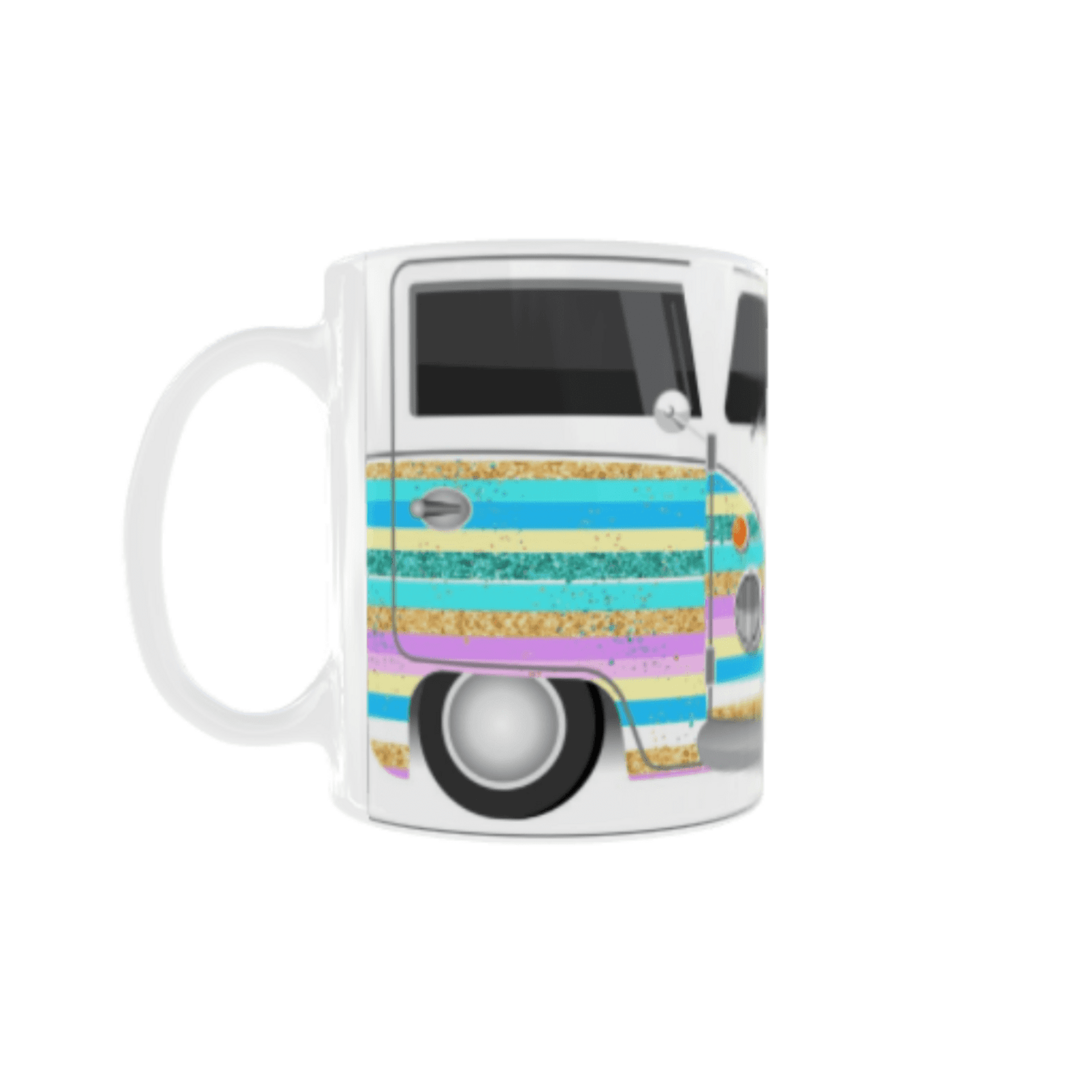 Taza Furgoneta Volkswagen Hippie Multicolor VW - 4
