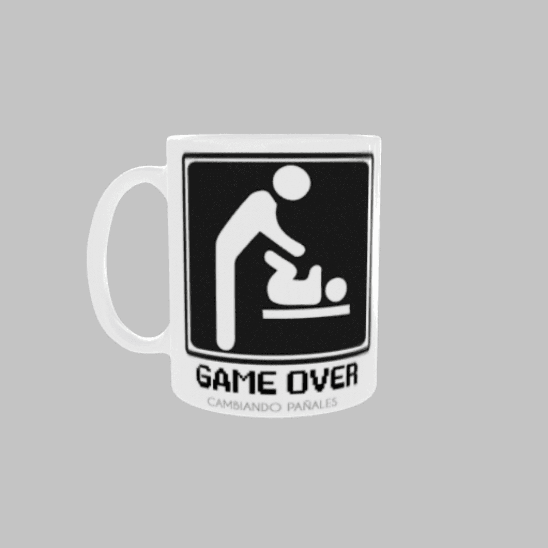 Taza Gamer “Cambiando Pañales” | Cuidado Padre Primerizo - 5