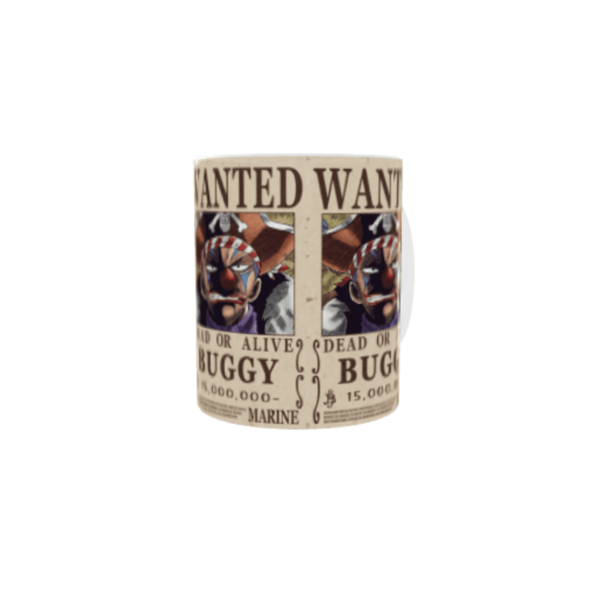 Taza “Cartel Wanted – Se Busca Buggy” – One Piece - 4