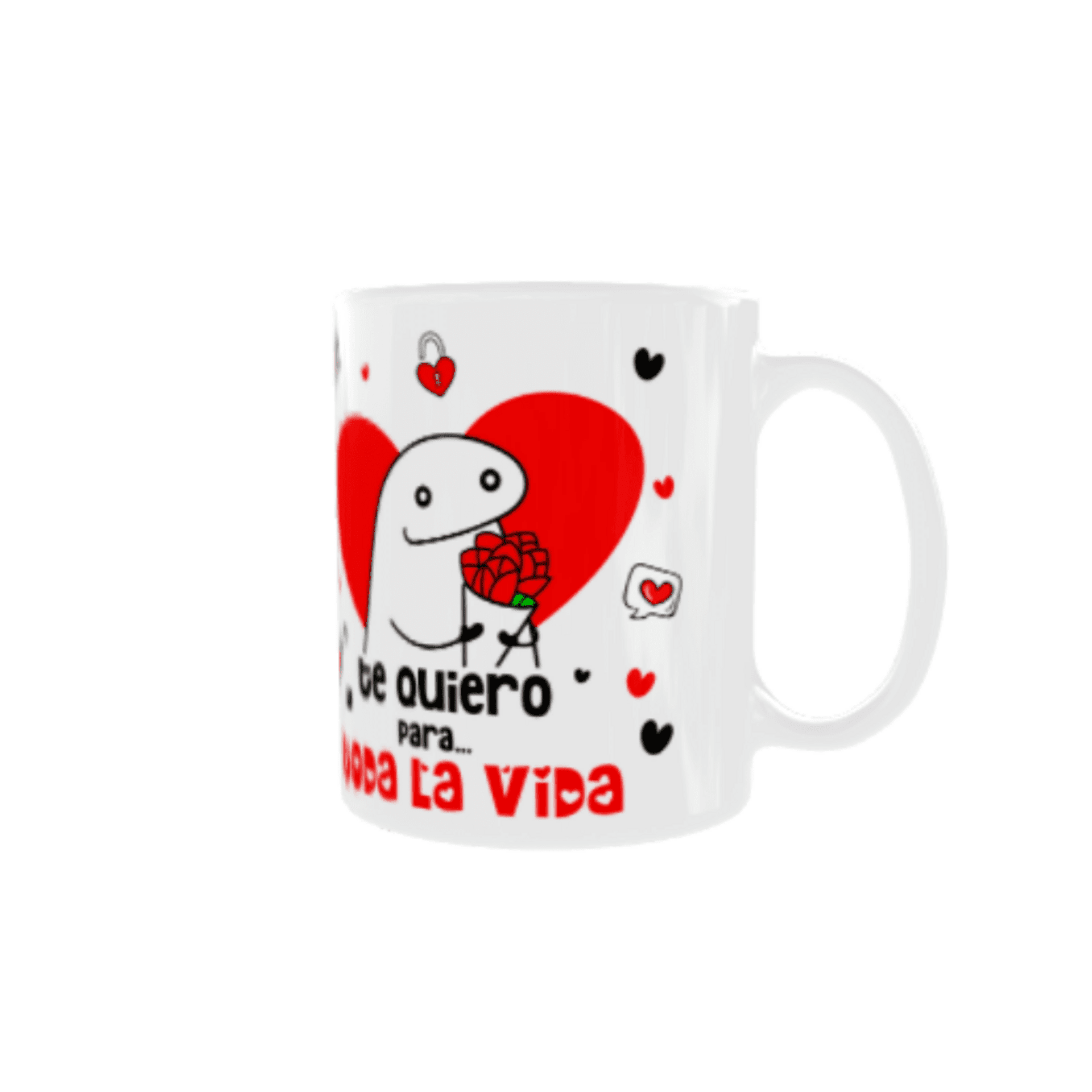 Taza Flork “Te Quiero Para... Toda la Vida” – Amor, Risas y Café - 2