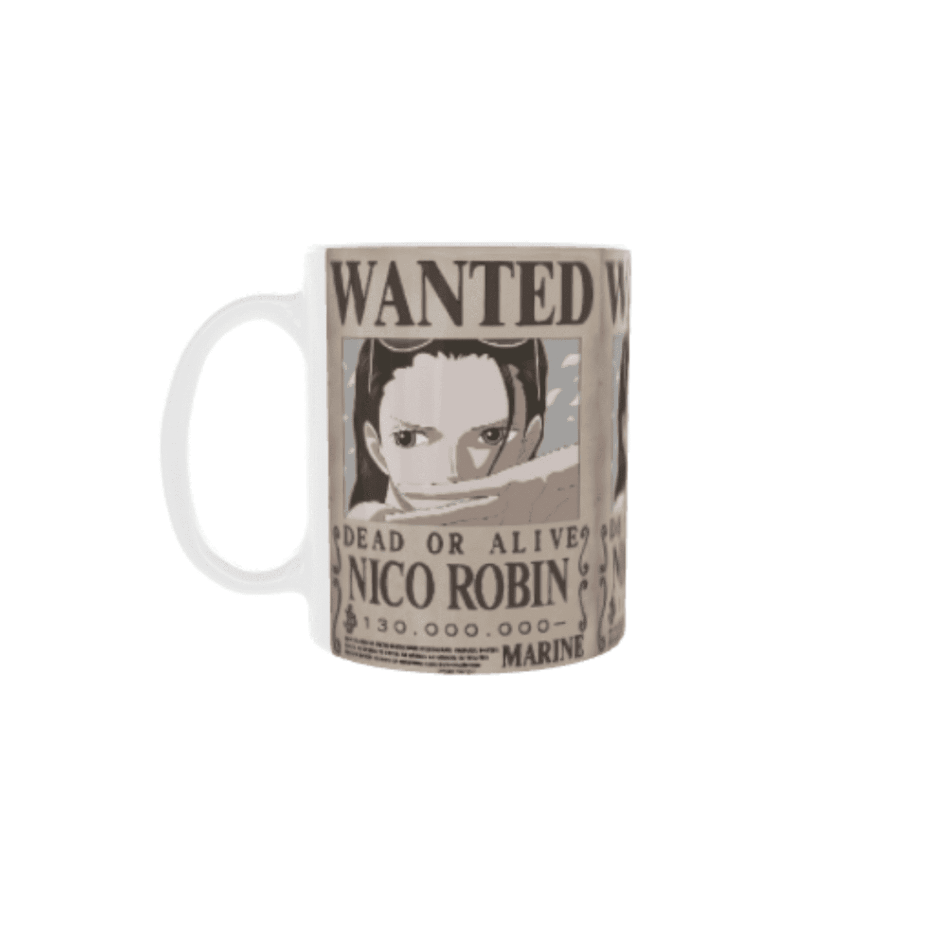 Taza Cartel Wanted Se Busca Nico Robin – One Piece - 1