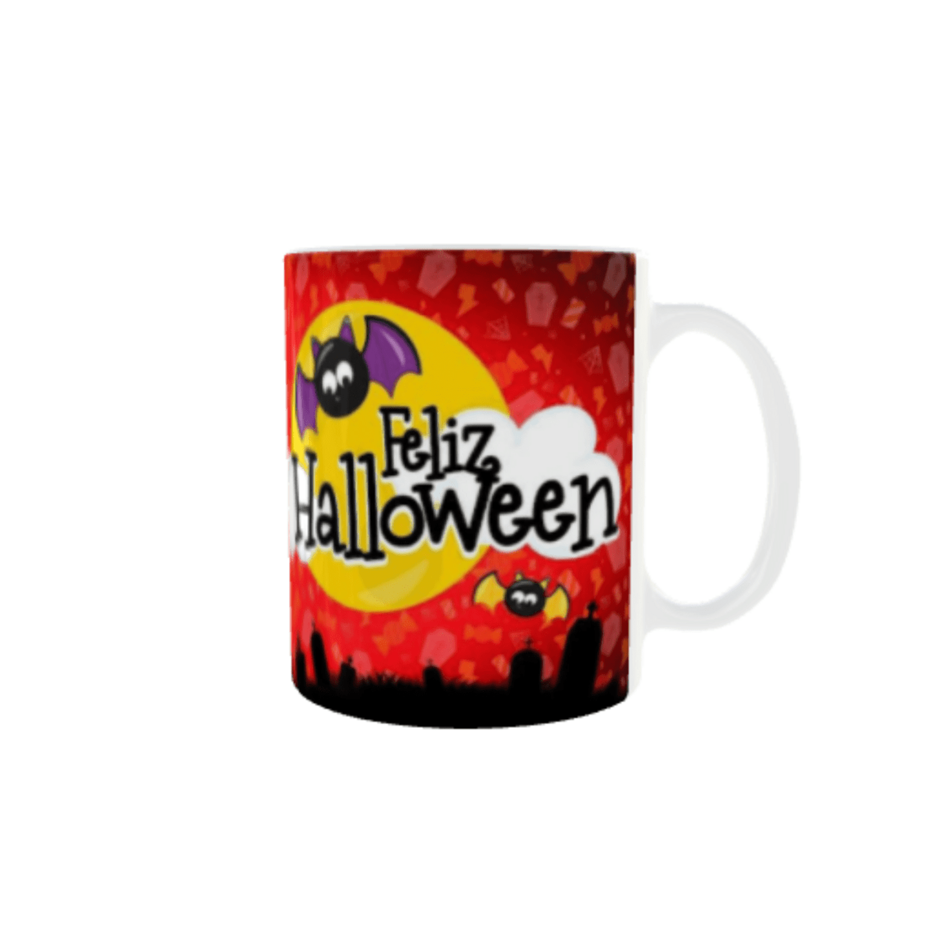 Taza "Feliz Halloween con Sabor a Café de Vampiro" – Terroríficamente Deliciosa - 5