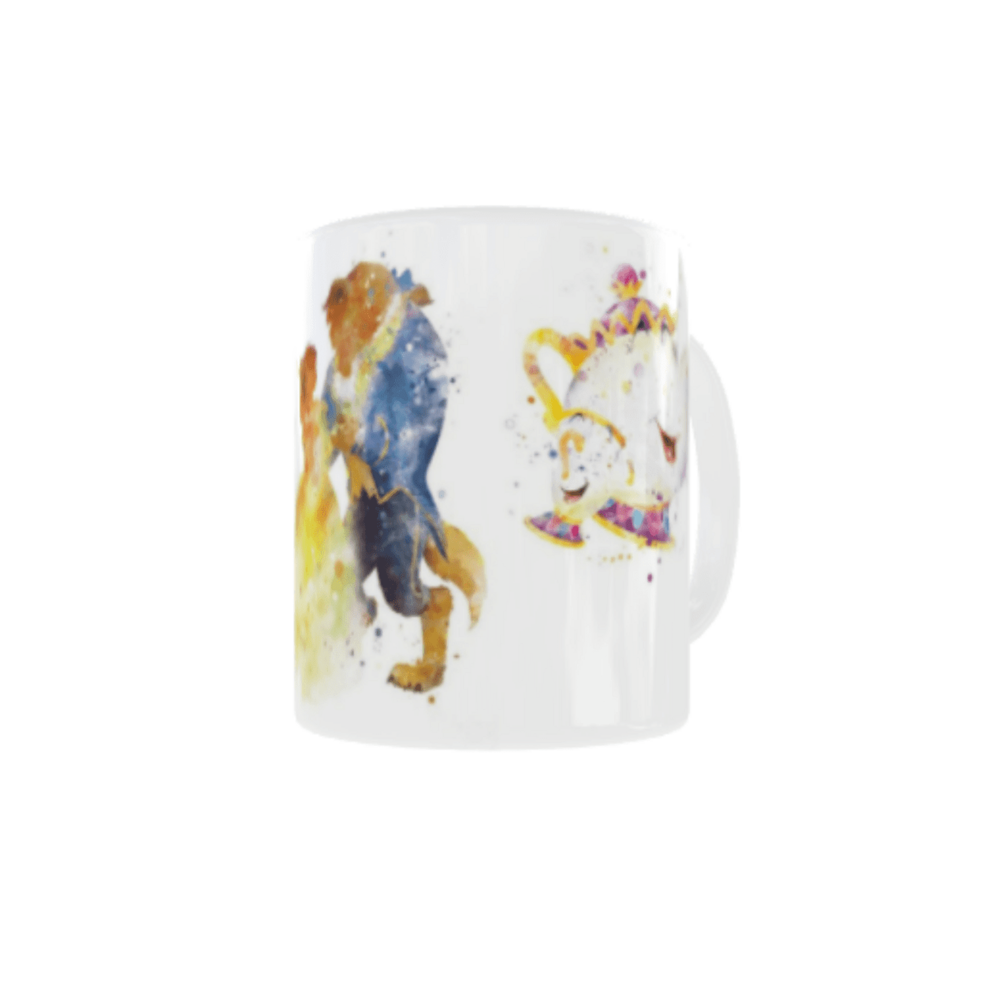 Taza Bella y Bestia Acuarela - 2