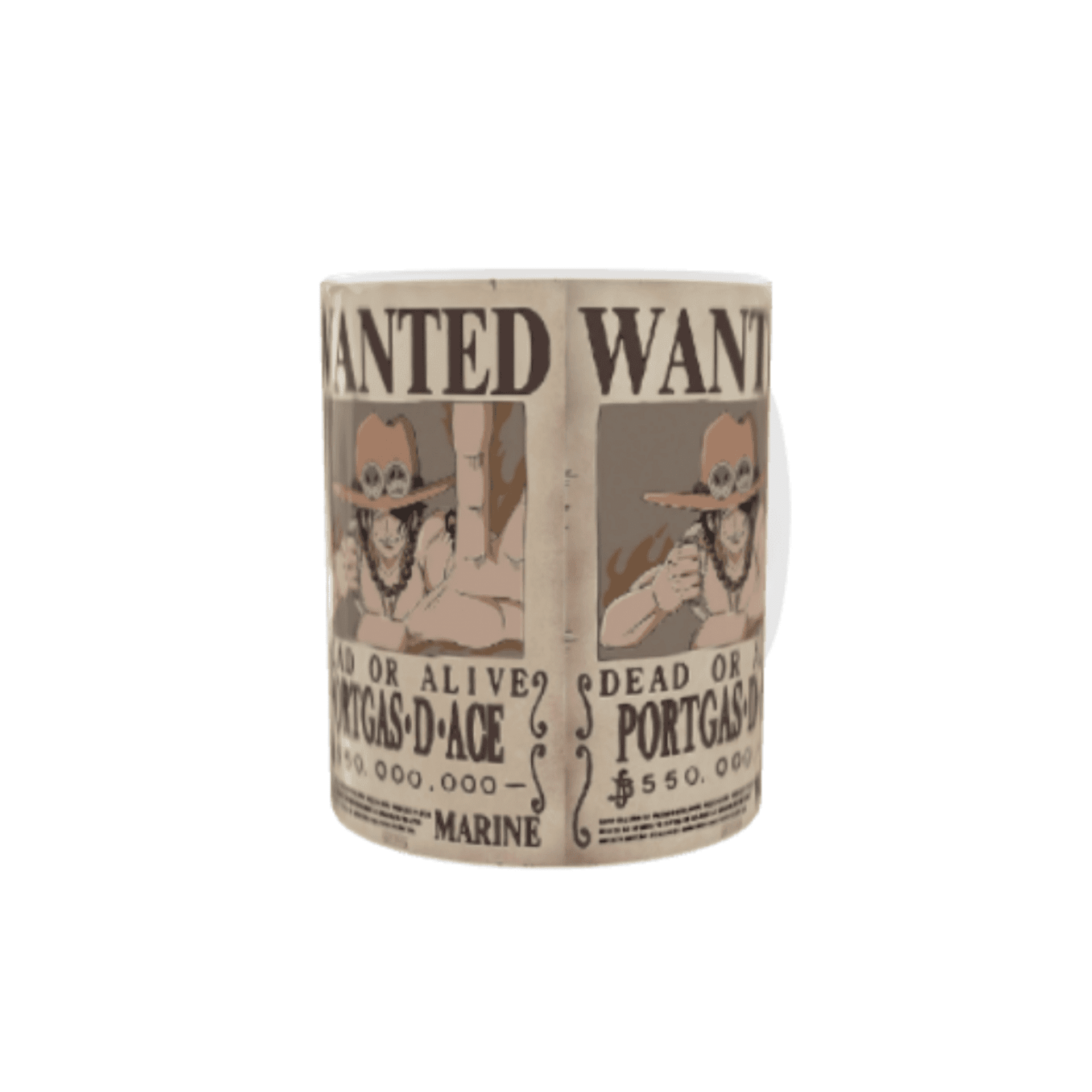 Taza Cartel Wanted – Portgas D. Ace | El Fénix del Fuego - 4