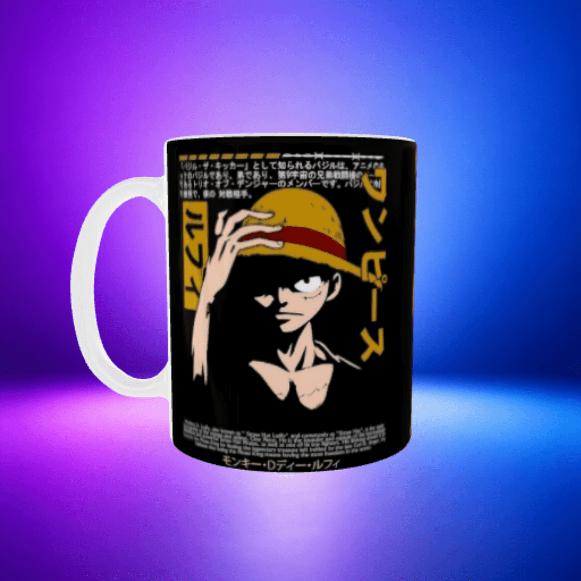 Taza Monkey D. Luffy sombrero de paja One Piece - 1