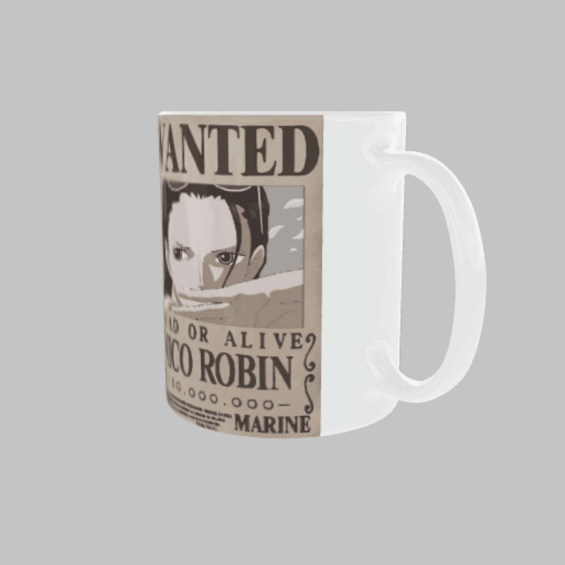 Taza Cartel Wanted Se Busca Nico Robin – One Piece - 4