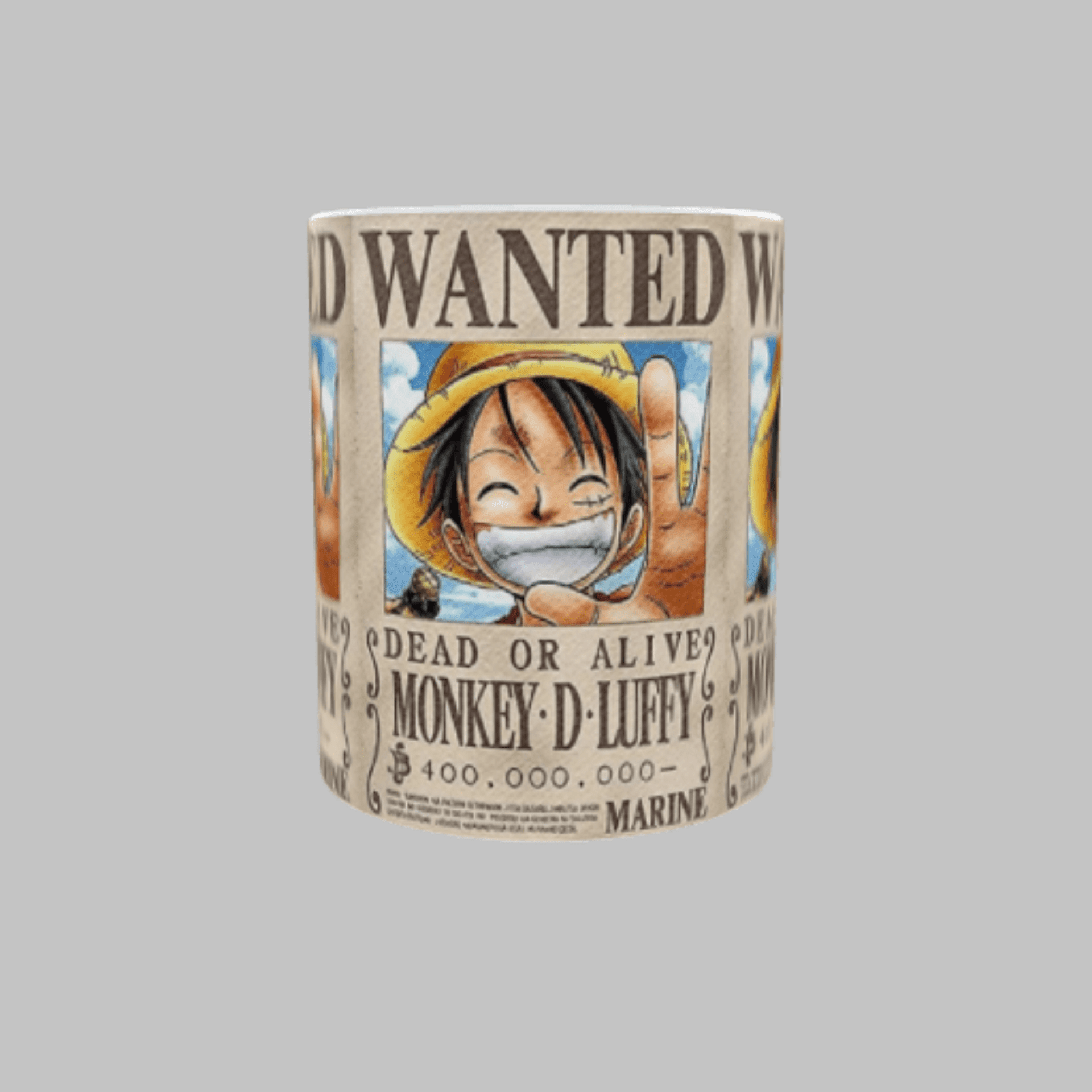 Taza Cartel Wanted – Se Busca Monkey D. Luffy | One Piece - 2