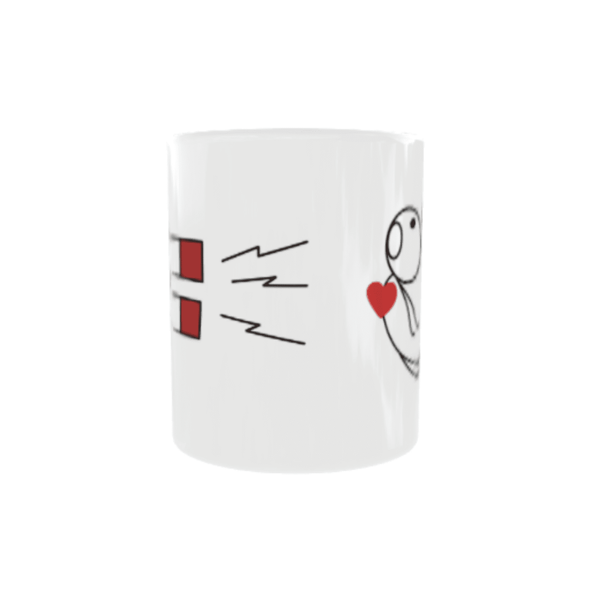 Taza “Imán del Amor” – Atraes Corazones, y Café También - 3