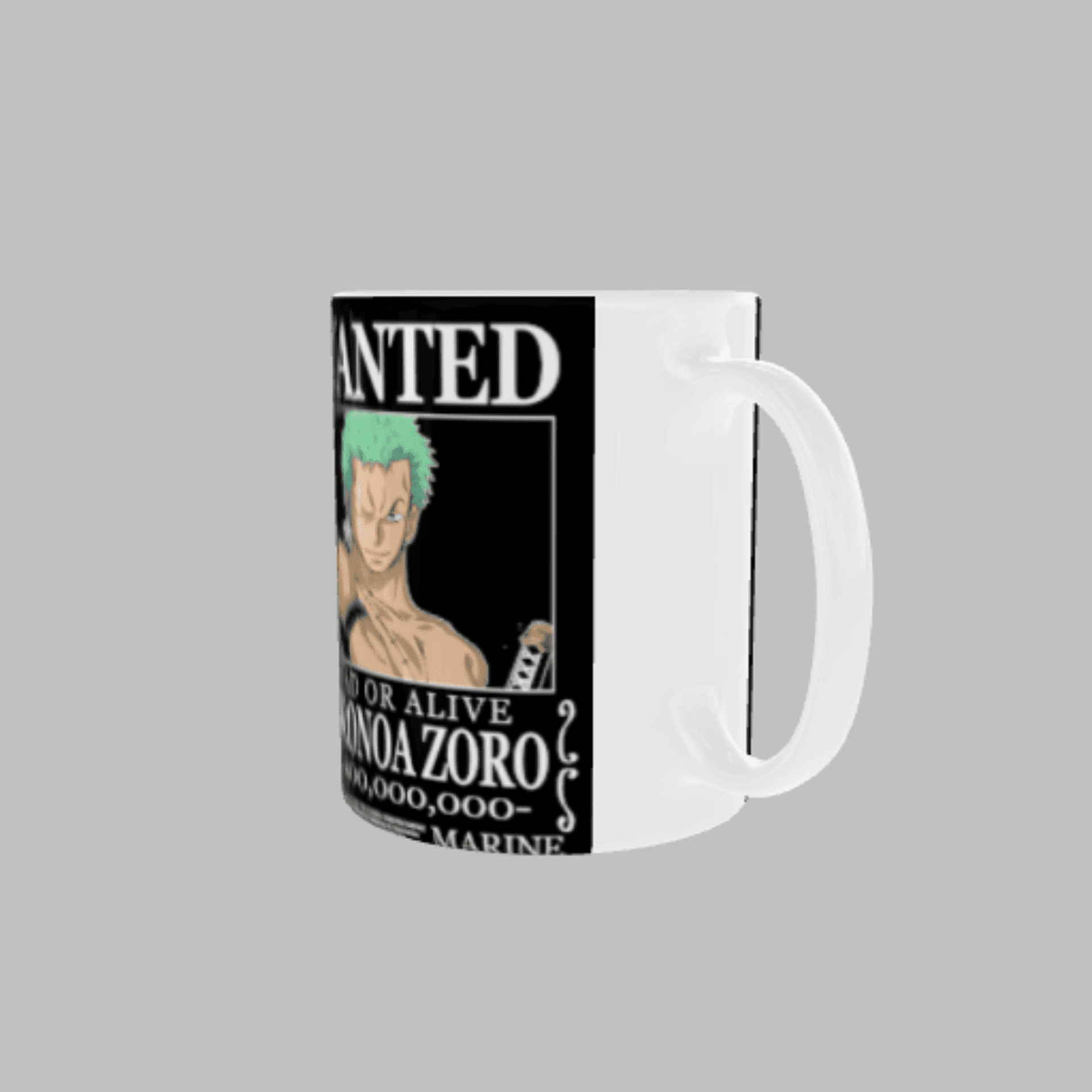 Taza Wanted Roronoa Zoro – One Piece - 2