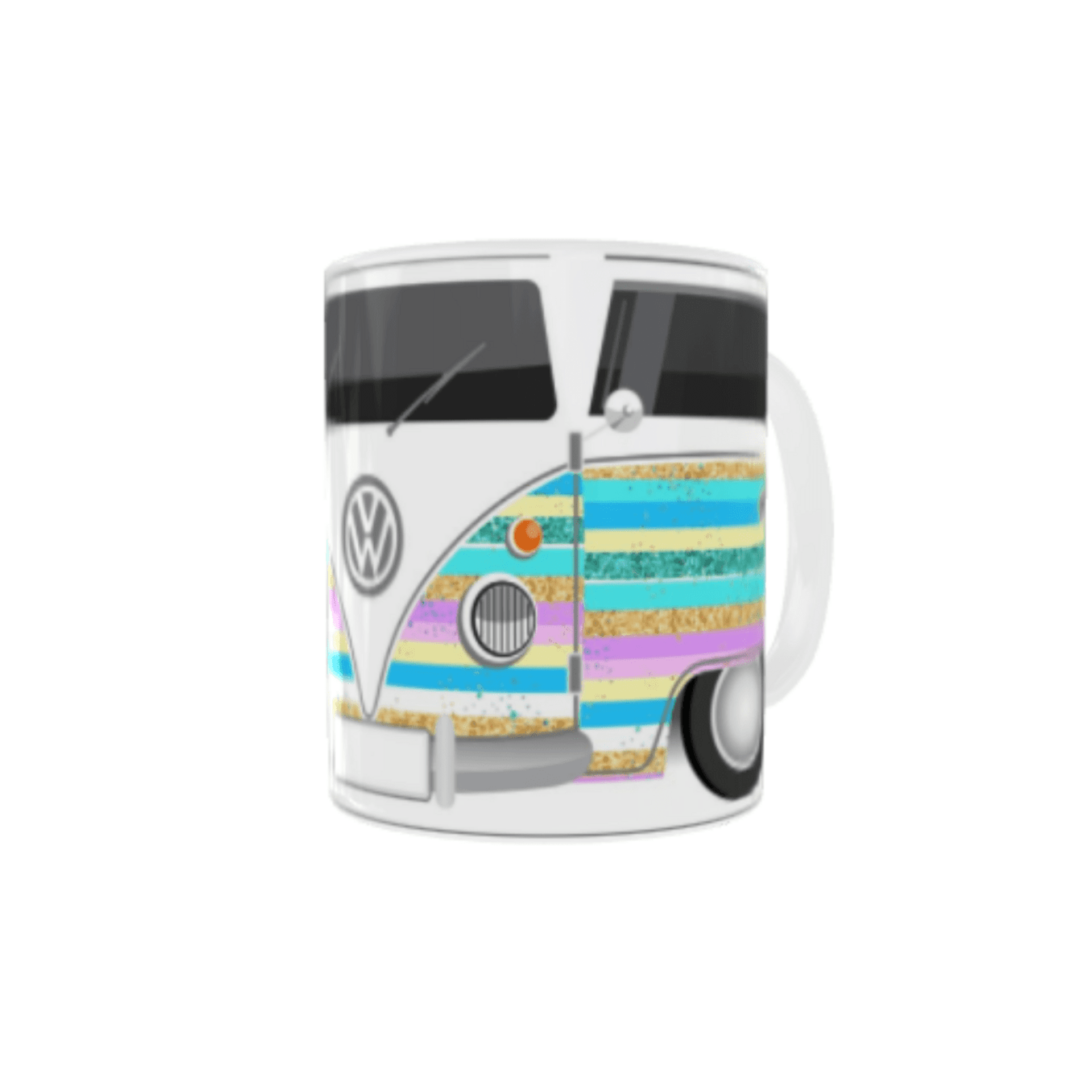 Taza Furgoneta Volkswagen Hippie Multicolor VW - 2