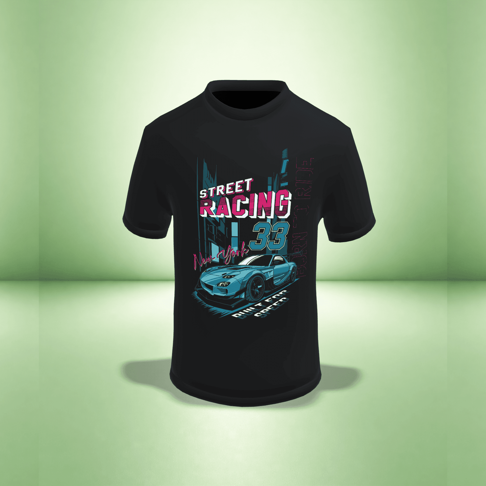 Camiseta Street Racing 33 100% Algodón | Estilo Urbano Racing | Unisex S-2XL - 3
