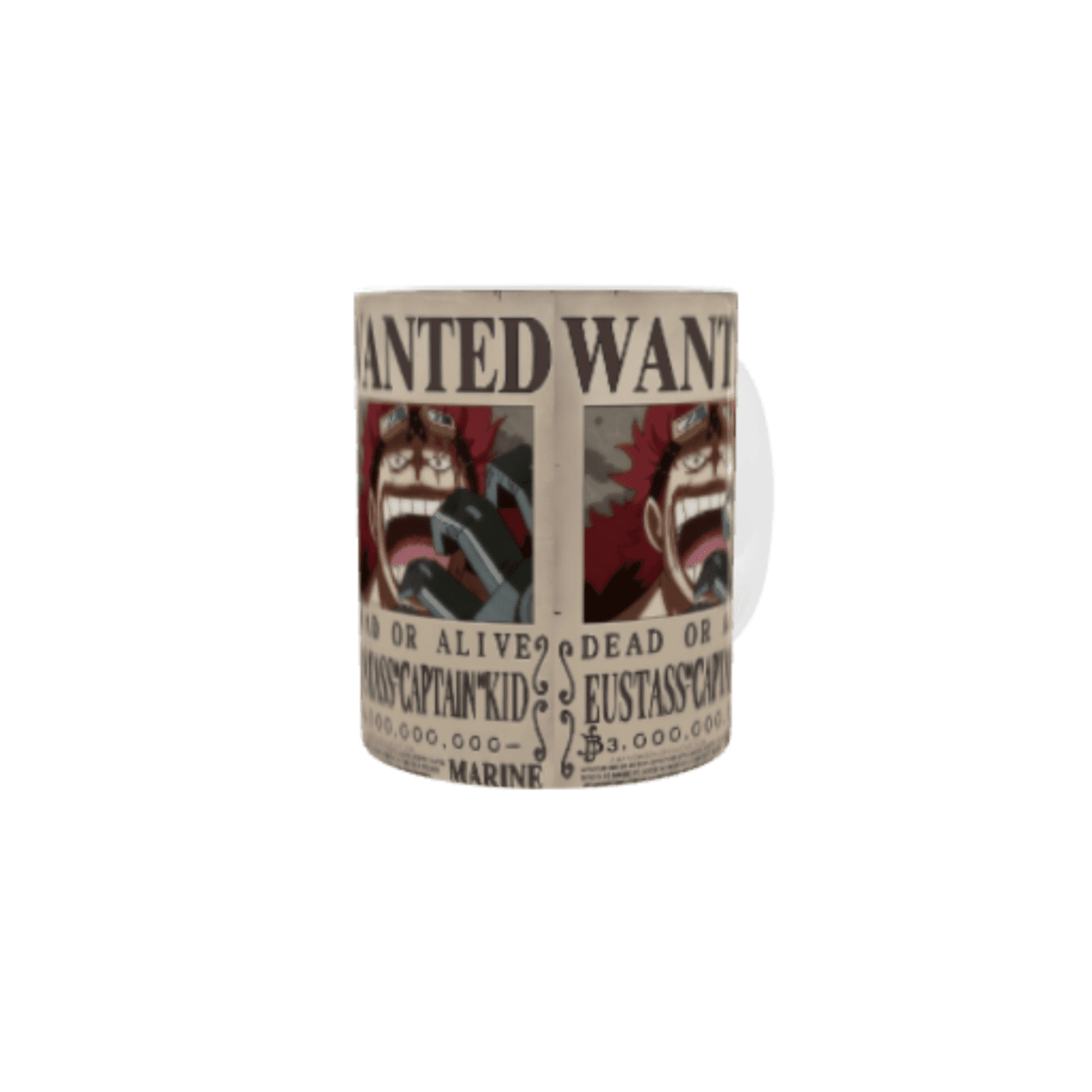 Taza Cartel Wanted Se Busca Eustass Kid – One Piece - 4