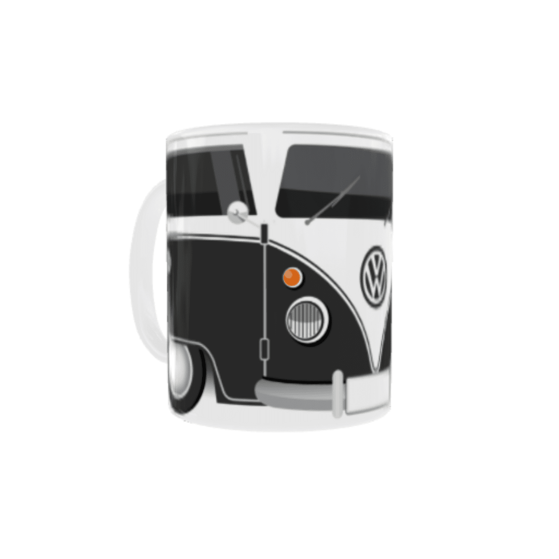 Taza Furgoneta Volkswagen Hippie Negra VW - 5
