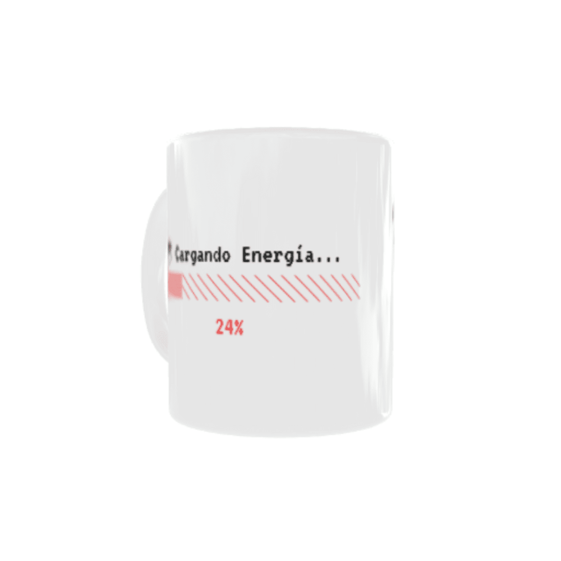 Taza “Cargando Energía 24% – Por Favor No Hablar” - 2