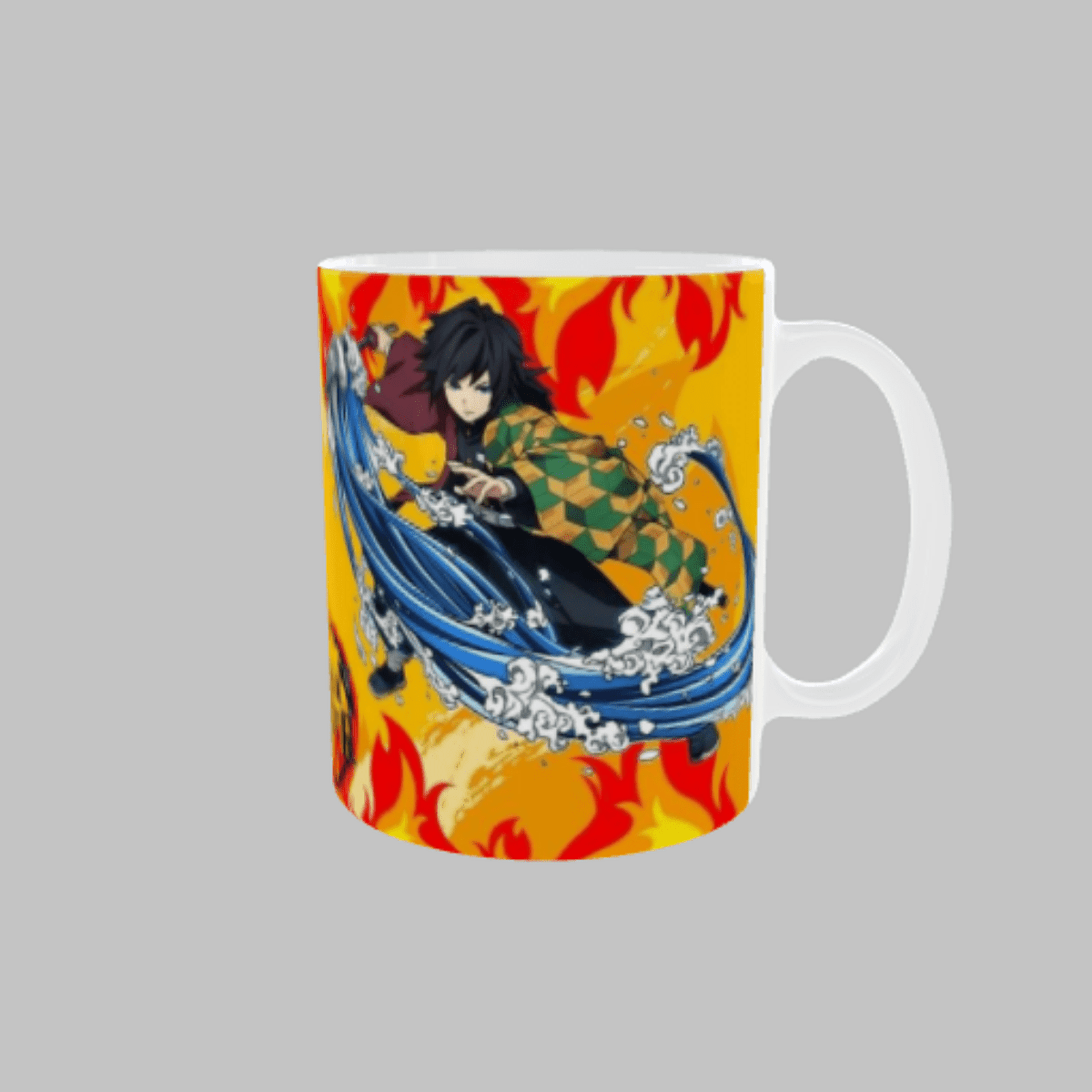 Taza Tanjiro, Nezuko y Giyu – Demon Slayer – Mug anime - 4