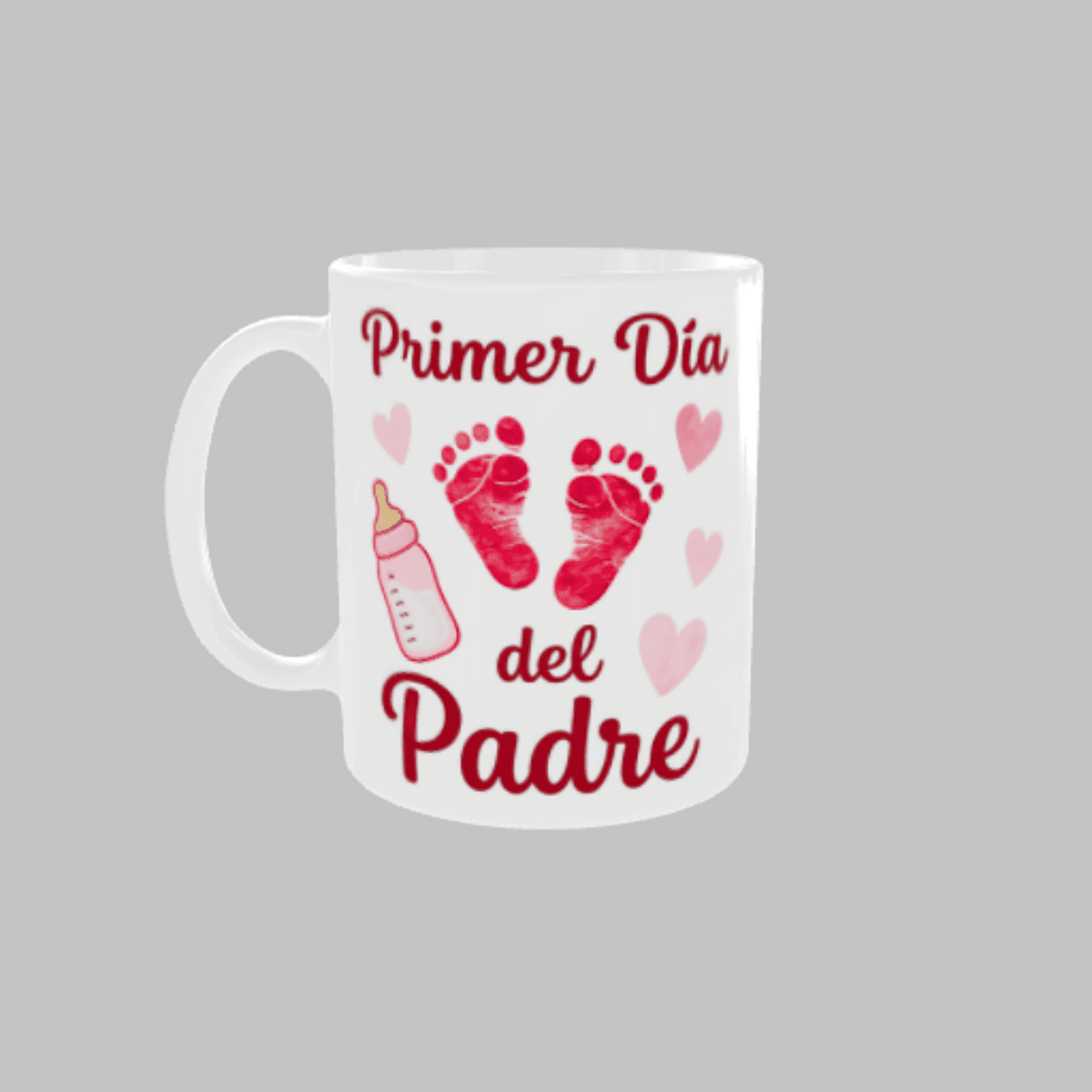 Taza Primer Día del Padre | Color a Elegir | Regalo Especial Papá Primerizo - 3
