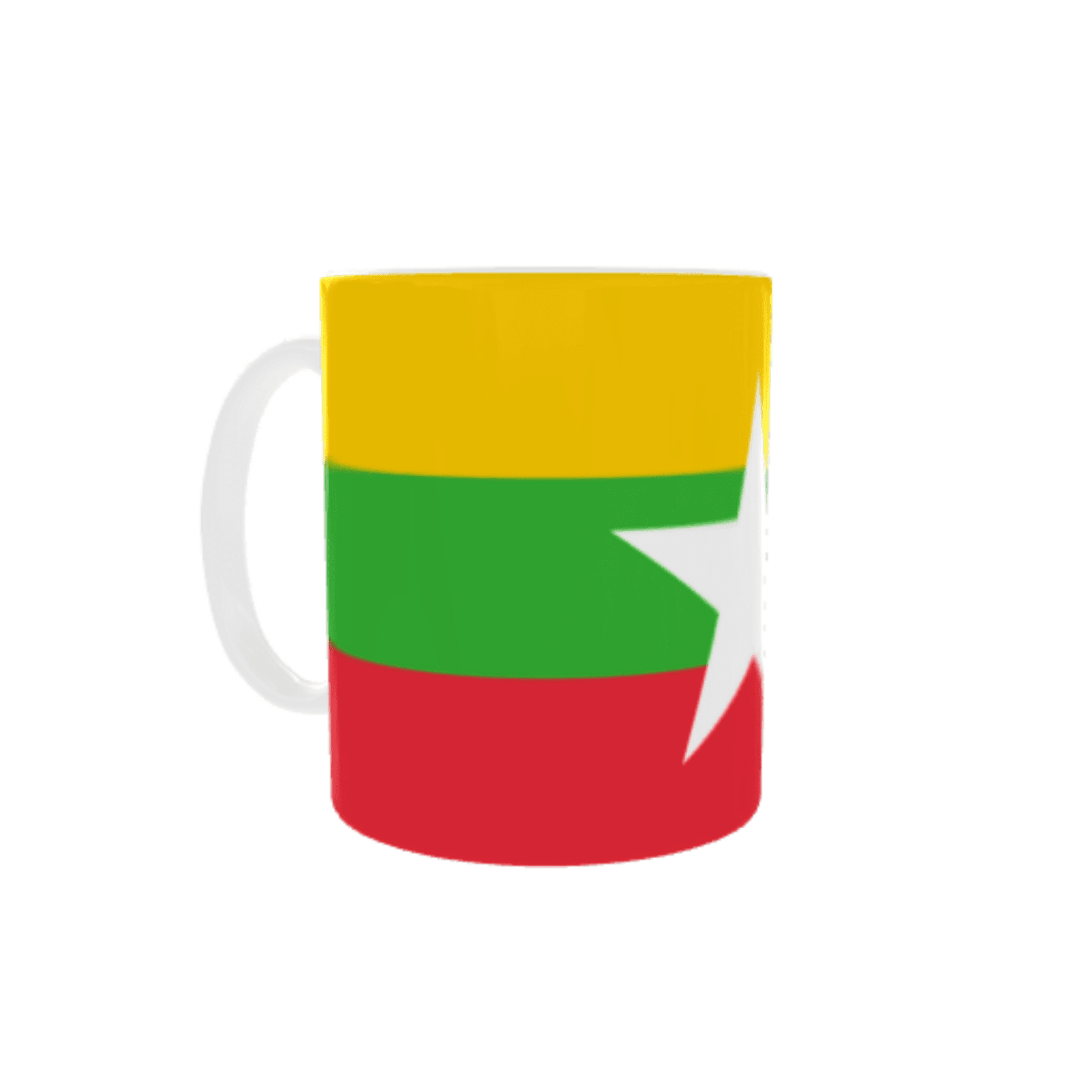 Taza Bandera de Myanmar (Birmania) - 2