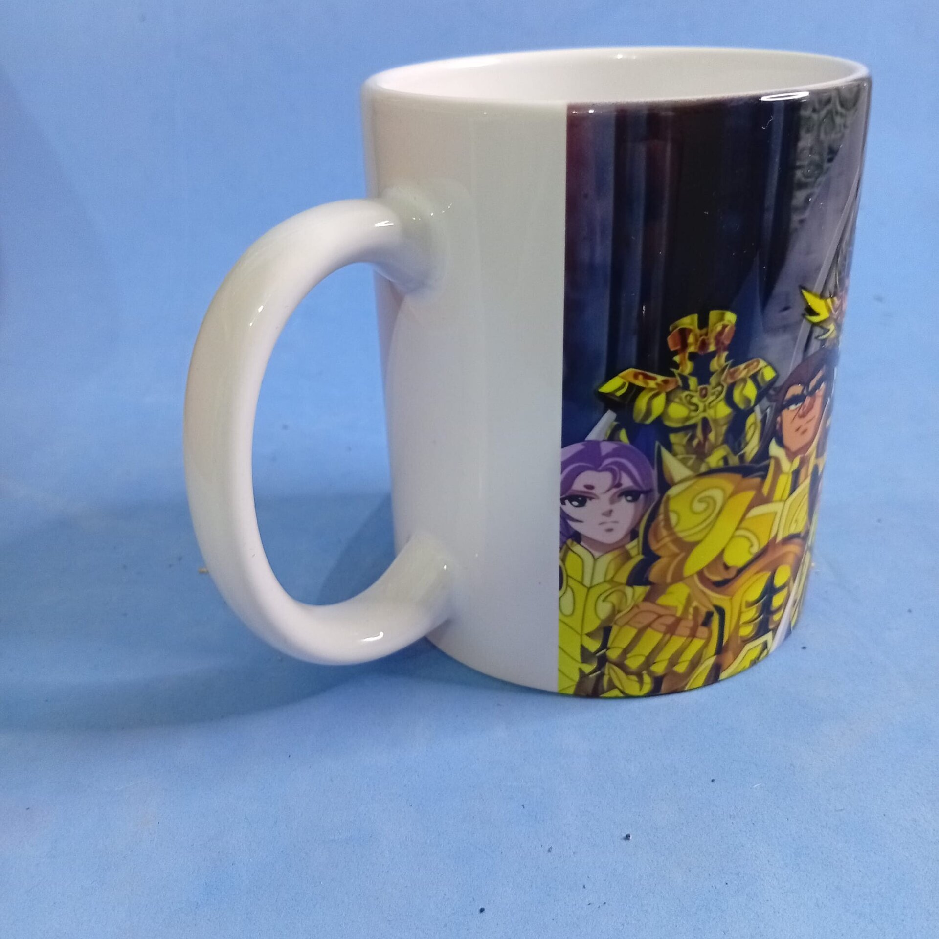 Taza Caballeros del Zodiaco Con Armadura de Oro - 4