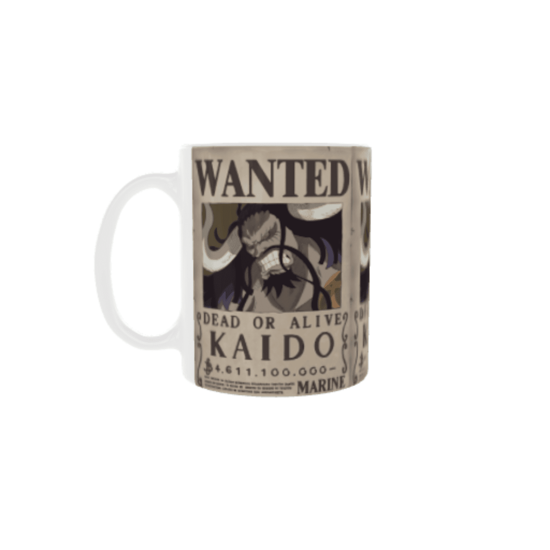 Taza Cartel Wanted Se Busca Kaido – One Piece - 1