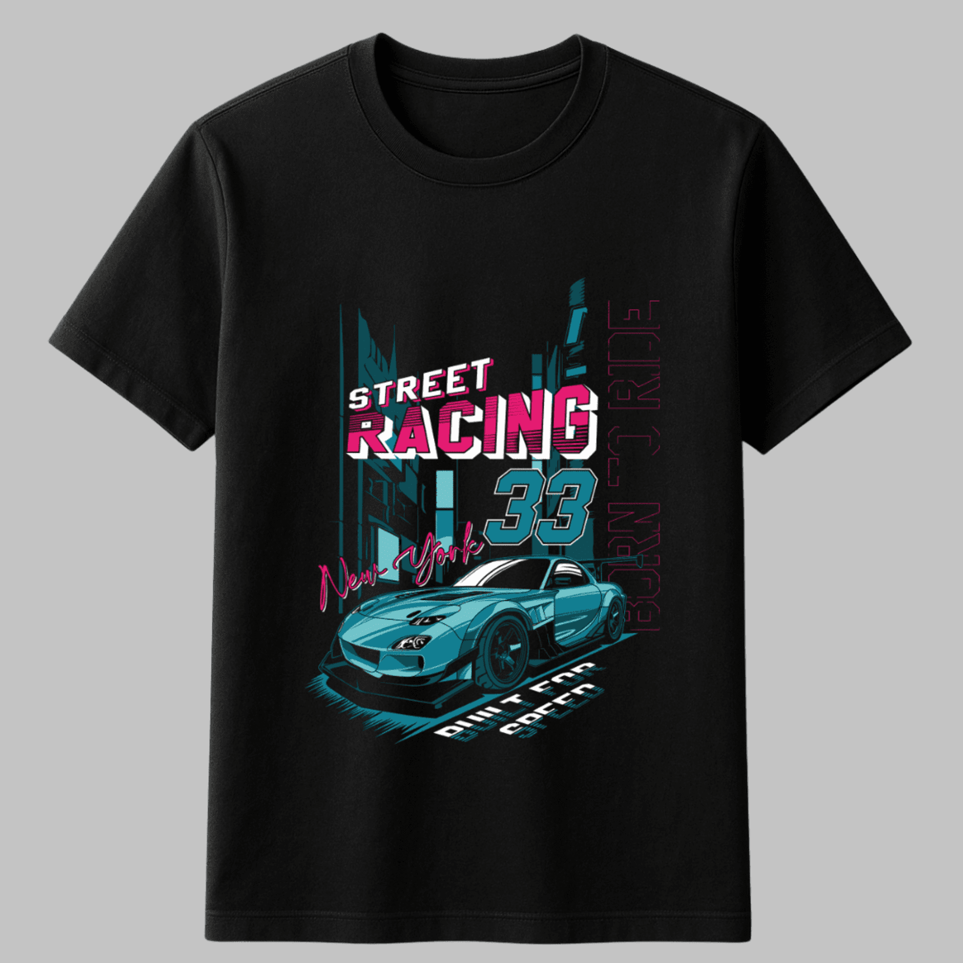 Camiseta Street Racing 33 100% Algodón | Estilo Urbano Racing | Unisex S-2XL - 1