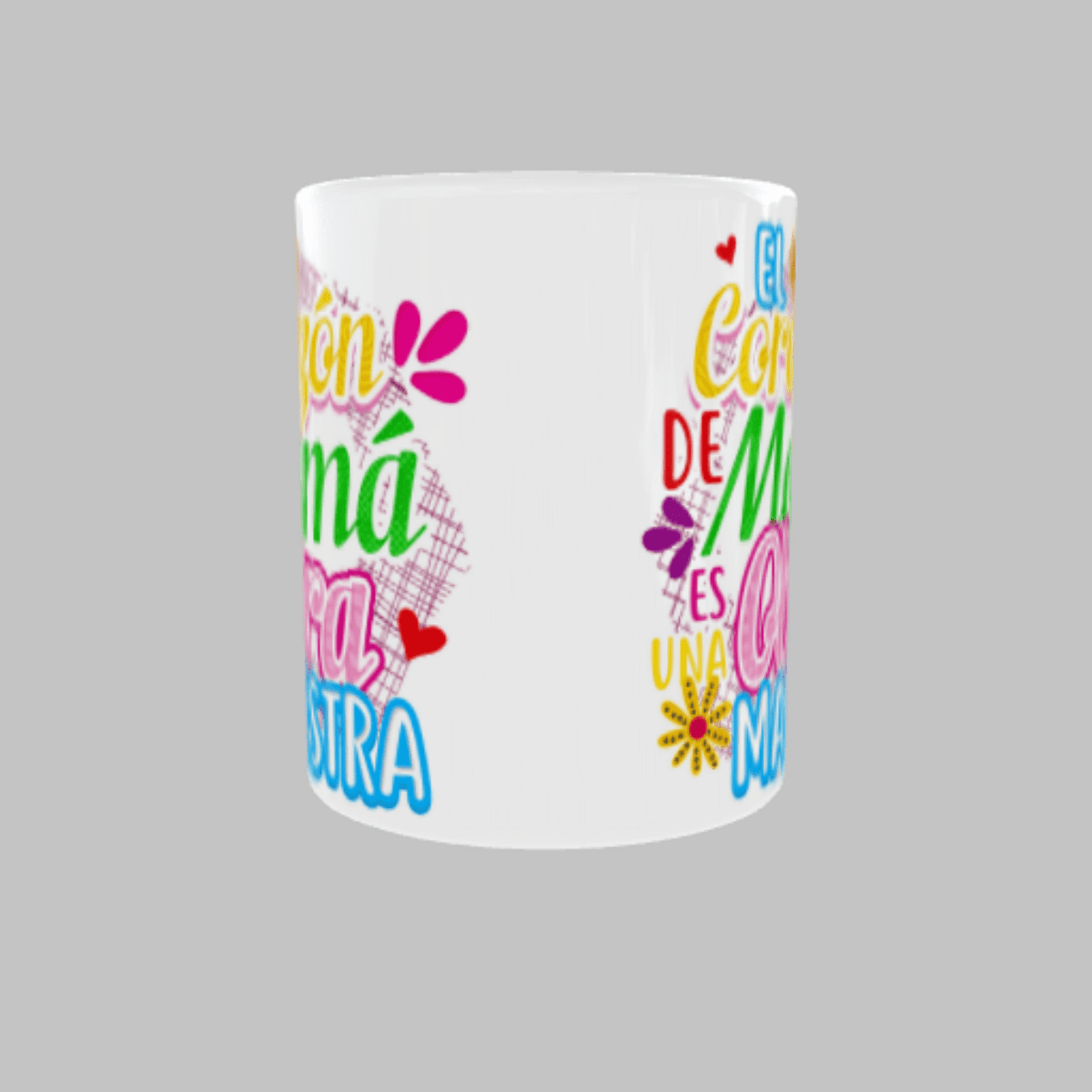 Taza “El corazón de mamá es una obra maestra” - 2