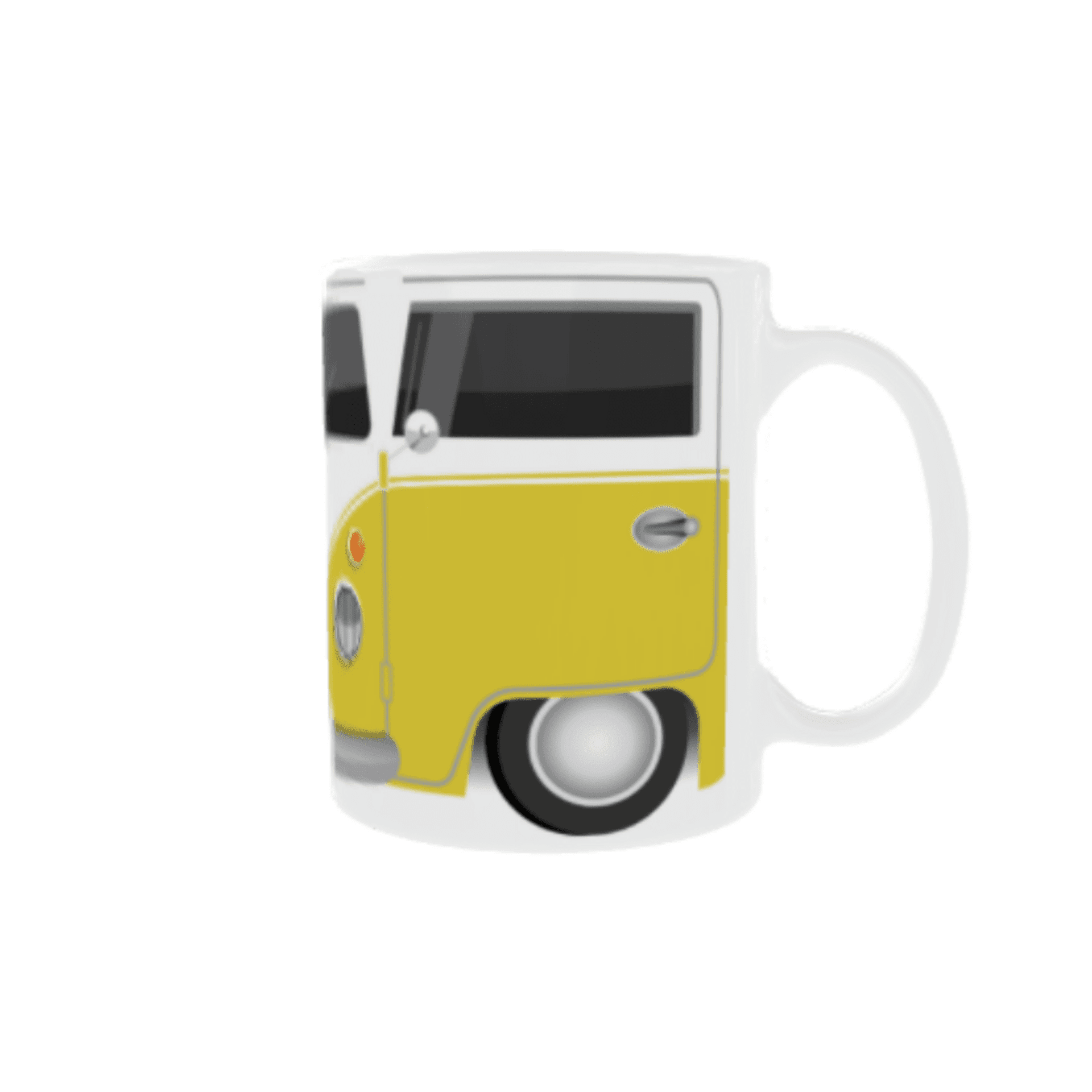 Taza Furgoneta Volkswagen Hippie Amarilla VW - 3