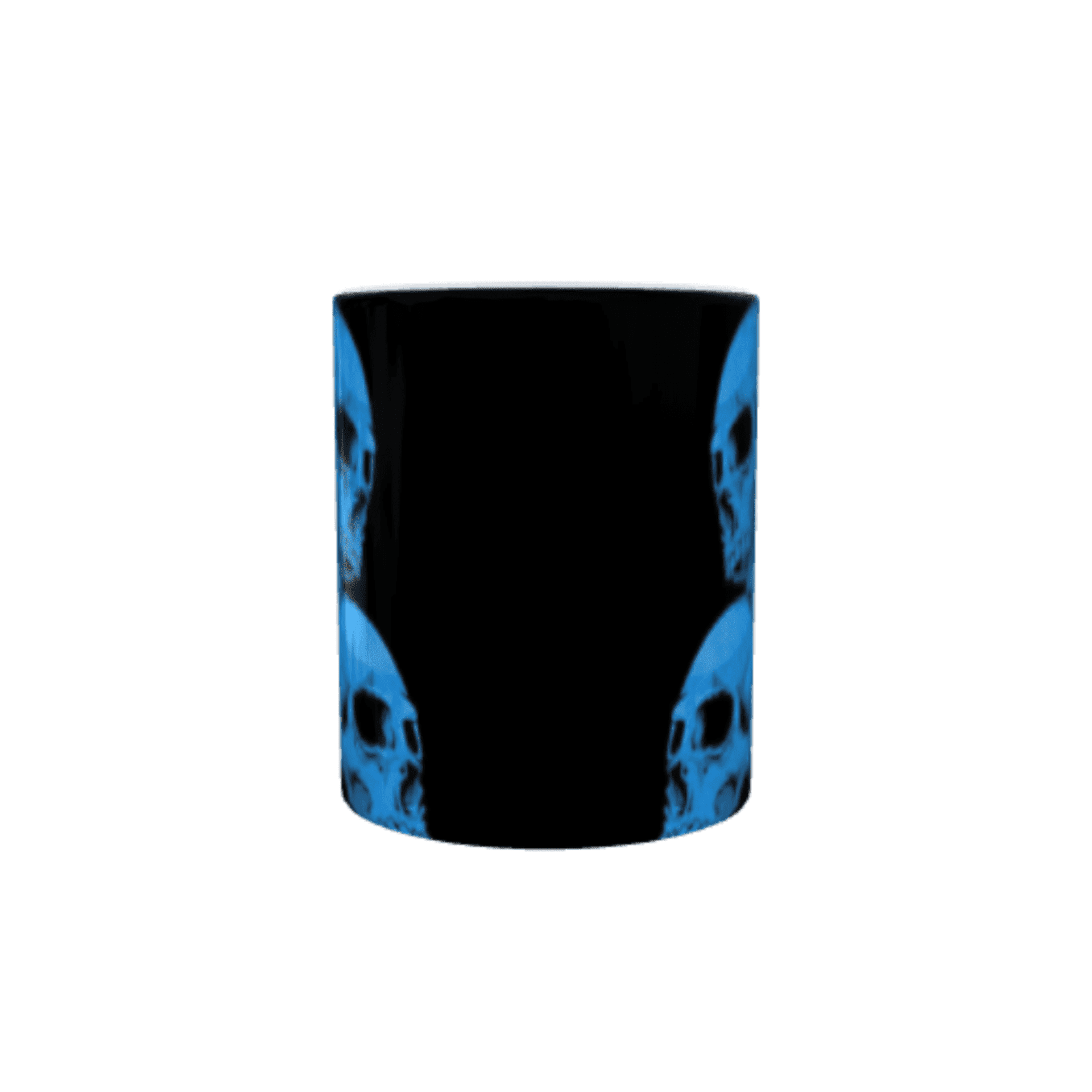 Taza Calaveras Azules y Negras - 3