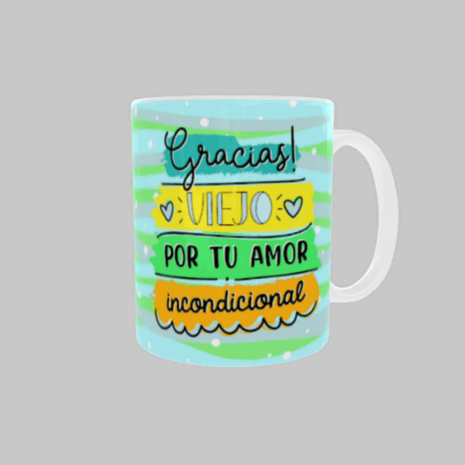 Taza “Gracias viejo por tu amor incondicional” - 2
