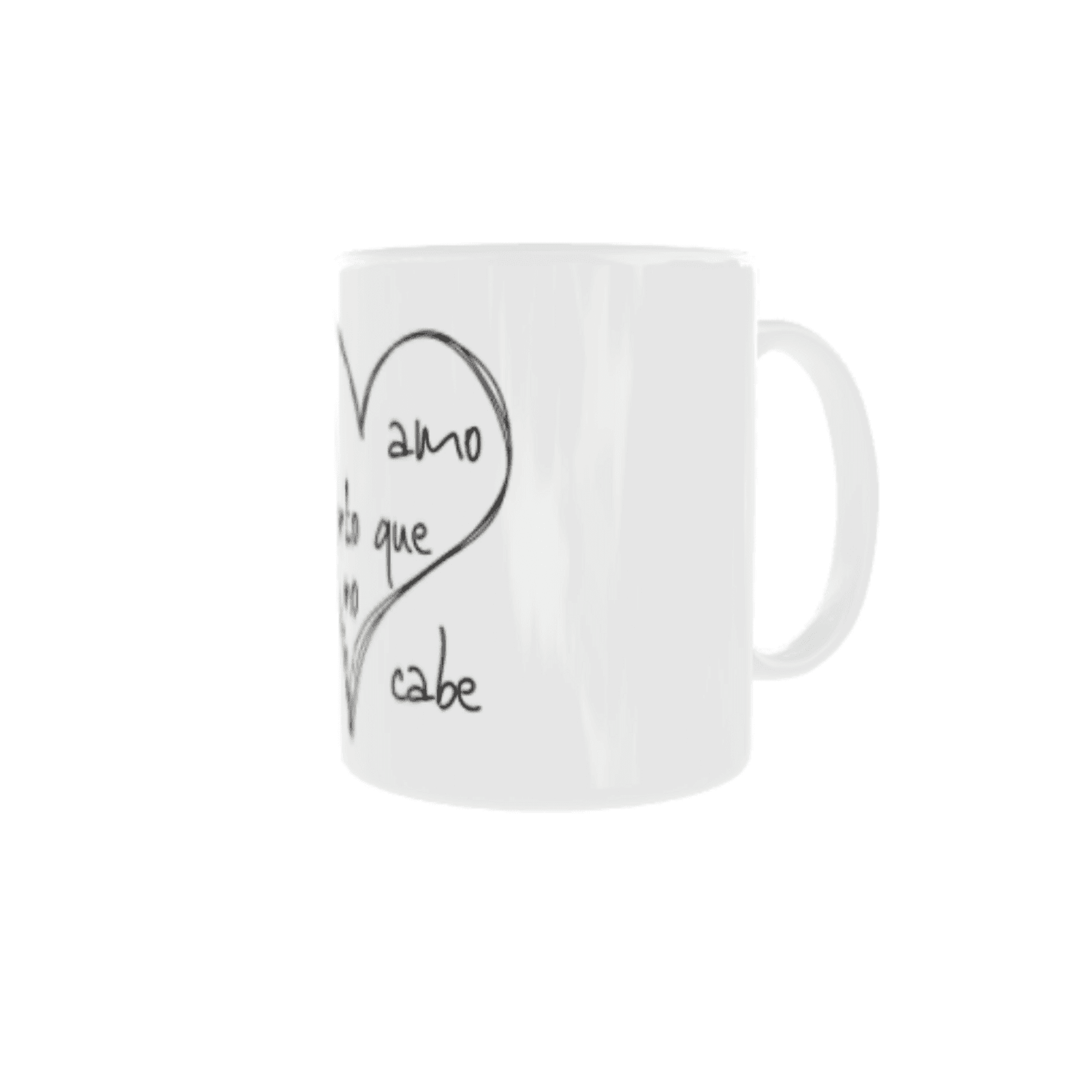 Taza “Te amo tanto que no cabe” - 2