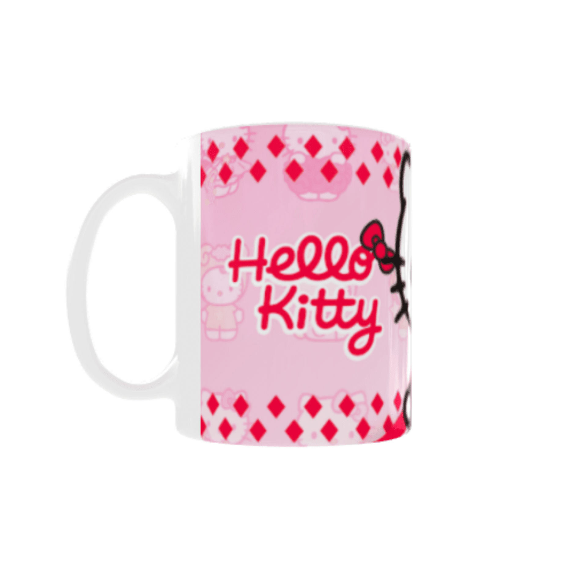 Taza Hello Kitty Rosa y Roja - 4