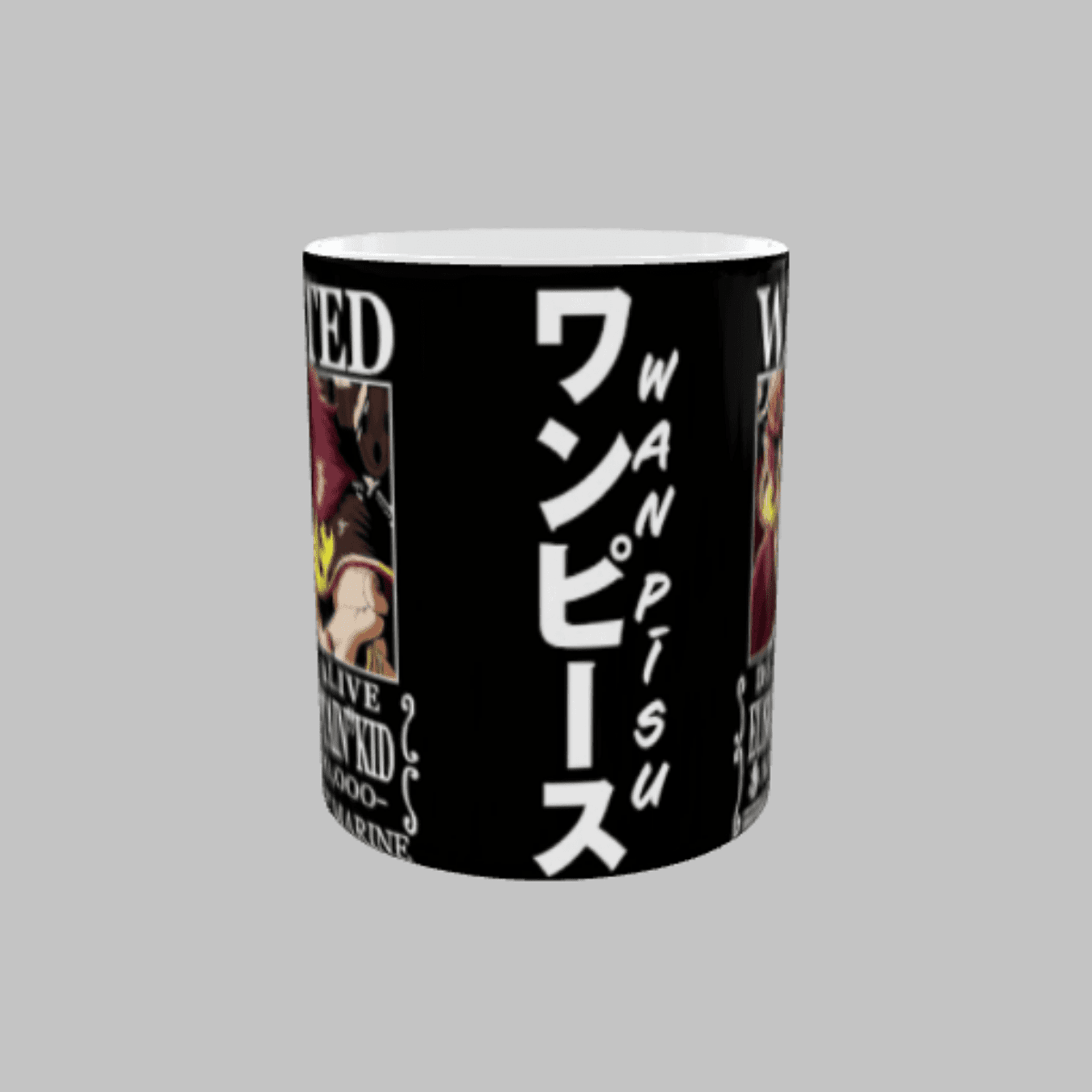 Taza Wanted Eustass Captain Kid | One Piece - 3