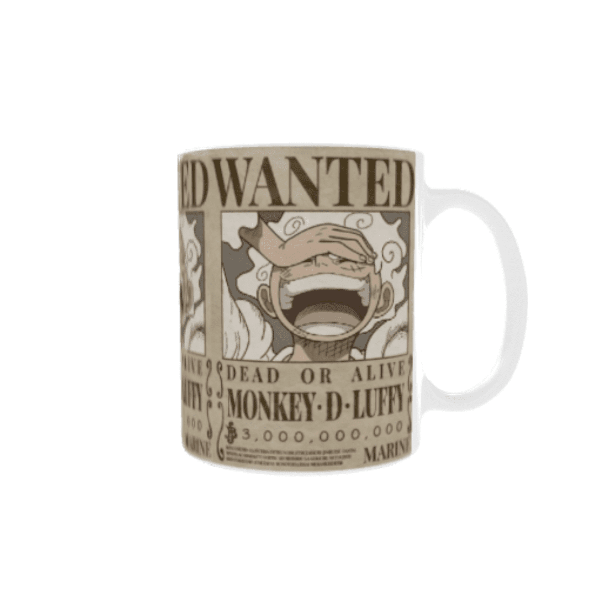 Taza Cartel Wanted – Monkey D. Luffy Gear 5 | ¡El Dios del Despertar! - 5