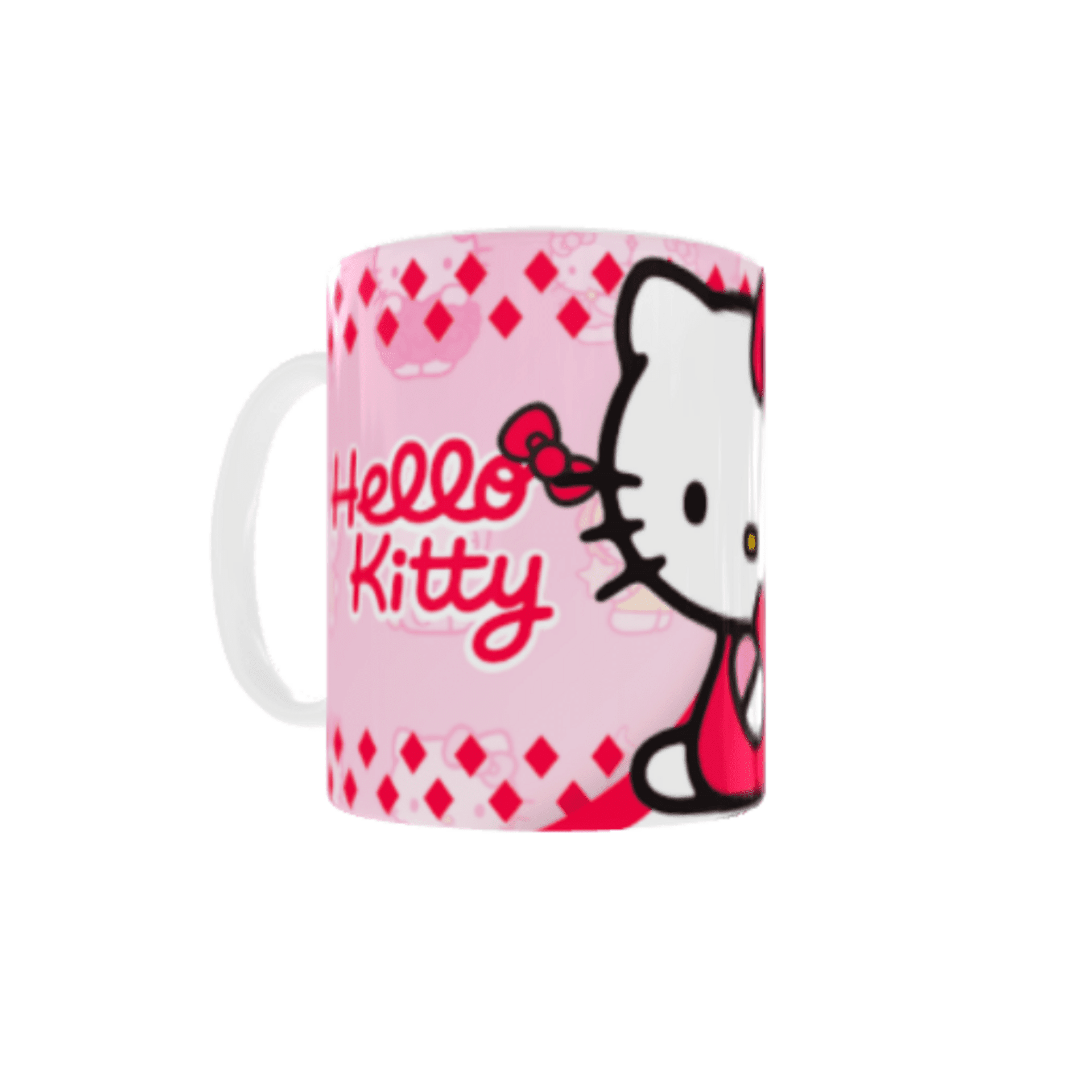 Taza Hello Kitty Rosa y Roja - 5