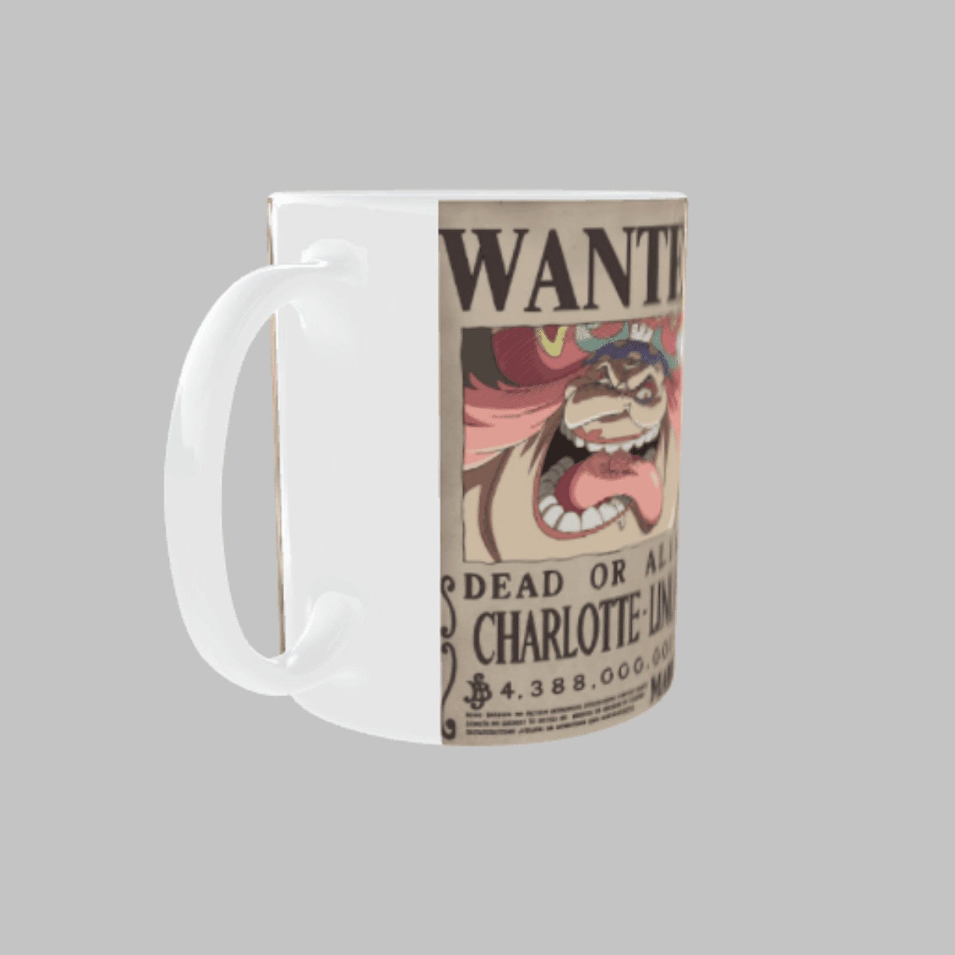 Taza Cartel Wanted – Charlotte Linlin "Big Mom" | One Piece - 5