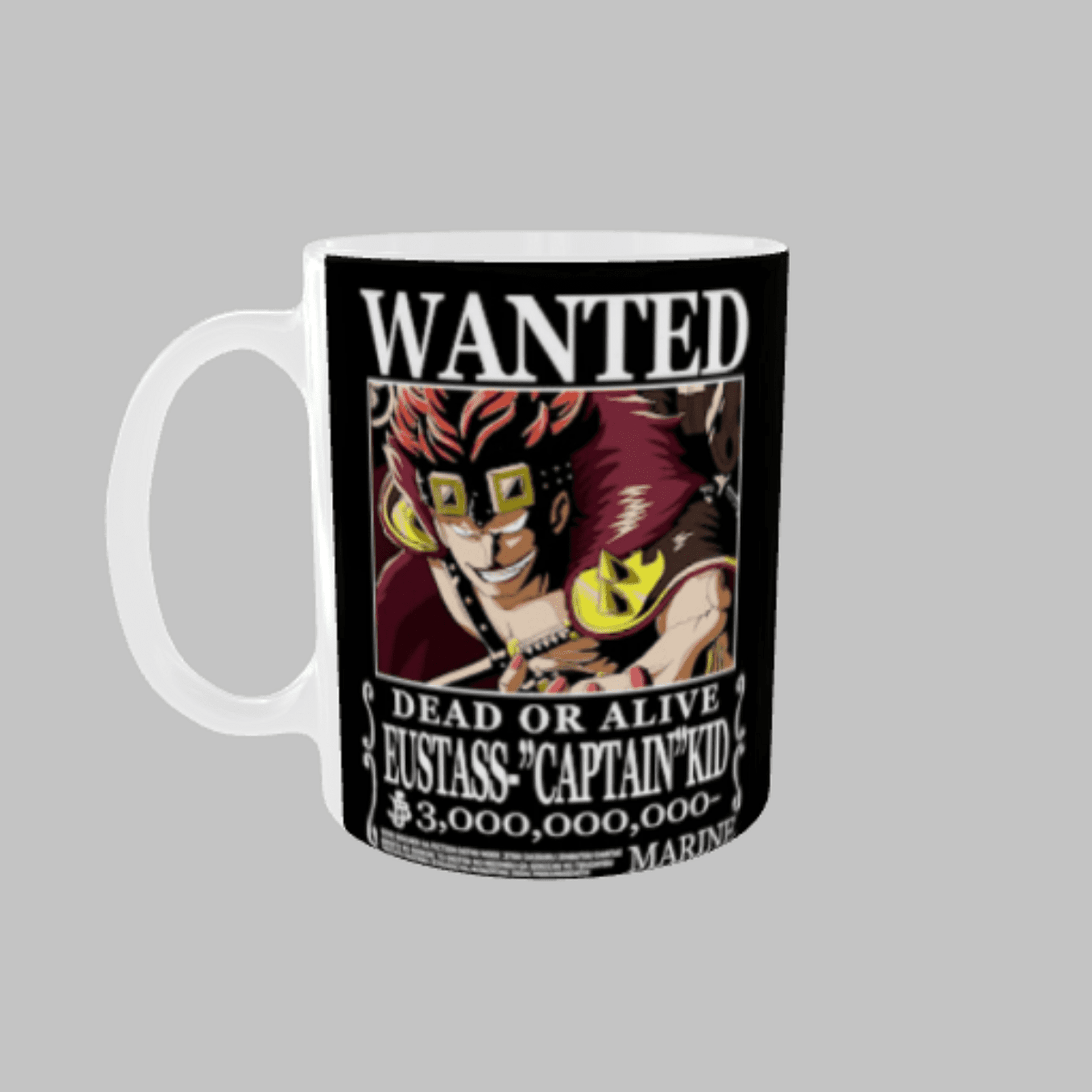 Taza Wanted Eustass Captain Kid | One Piece - 4