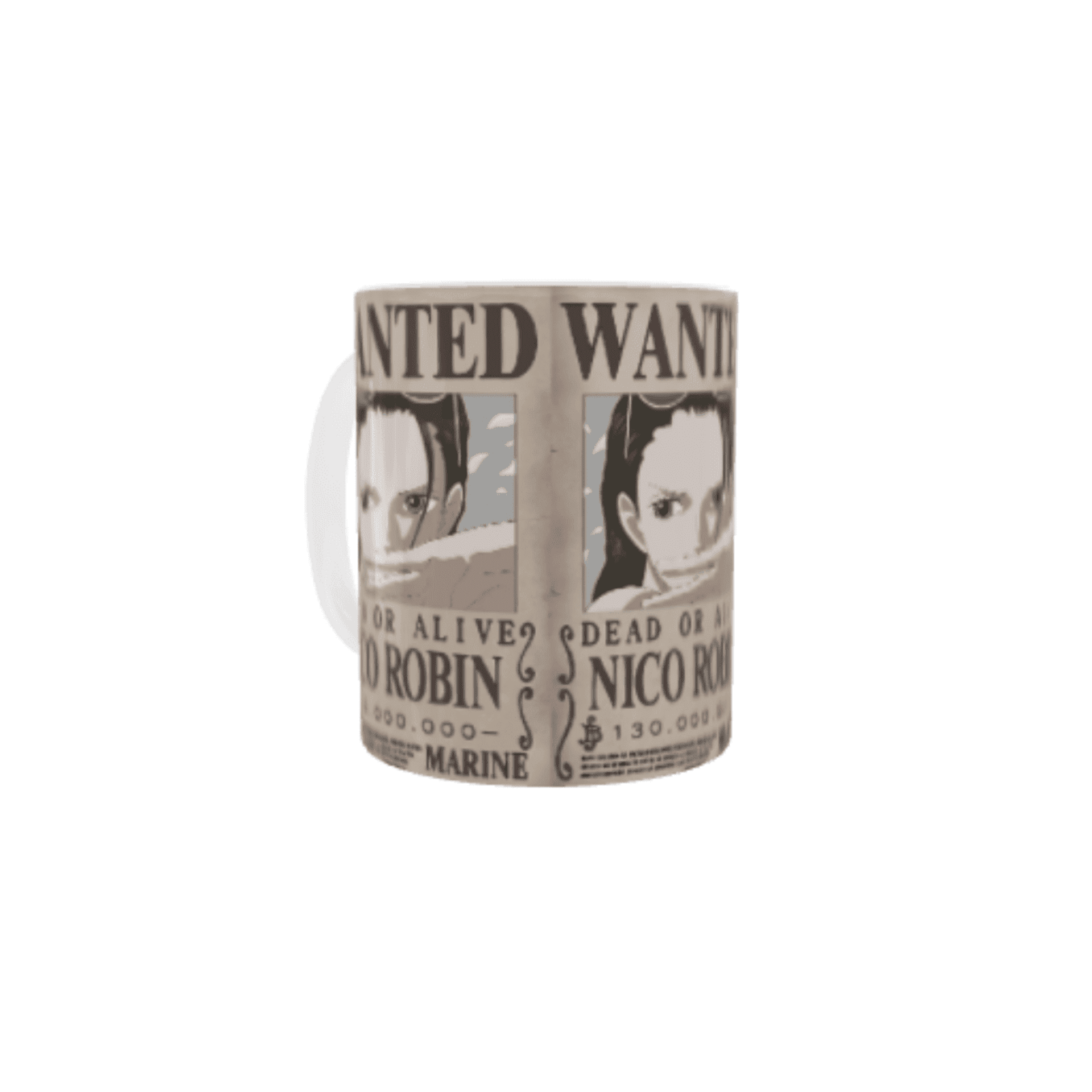 Taza Cartel Wanted Se Busca Nico Robin – One Piece - 2