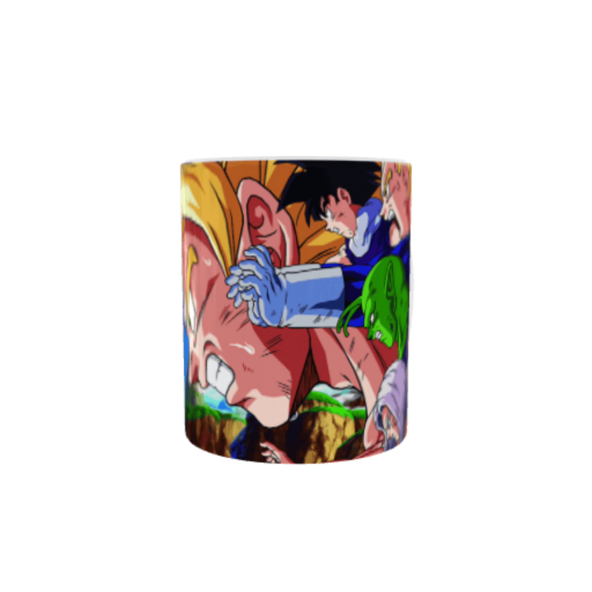 Taza Dragon Ball – Cell vs Guerreros Z | Goku, Gohan, Vegeta - 5