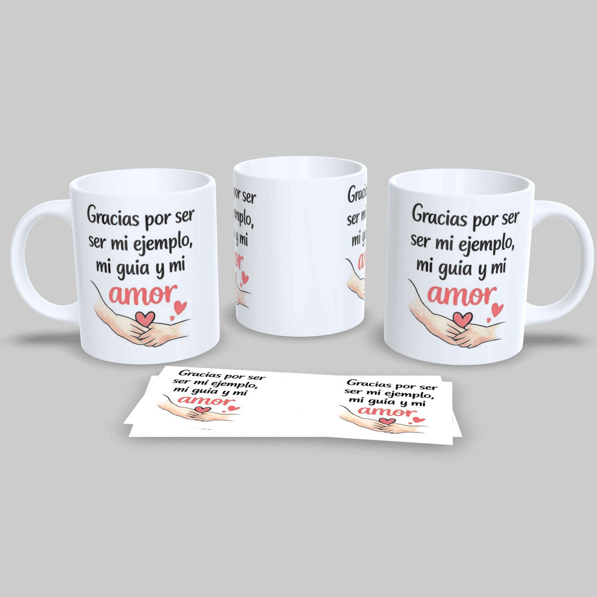 Taza “Gracias por Ser Mi Ejemplo, Mi GuĂa y Mi Amor” - 1