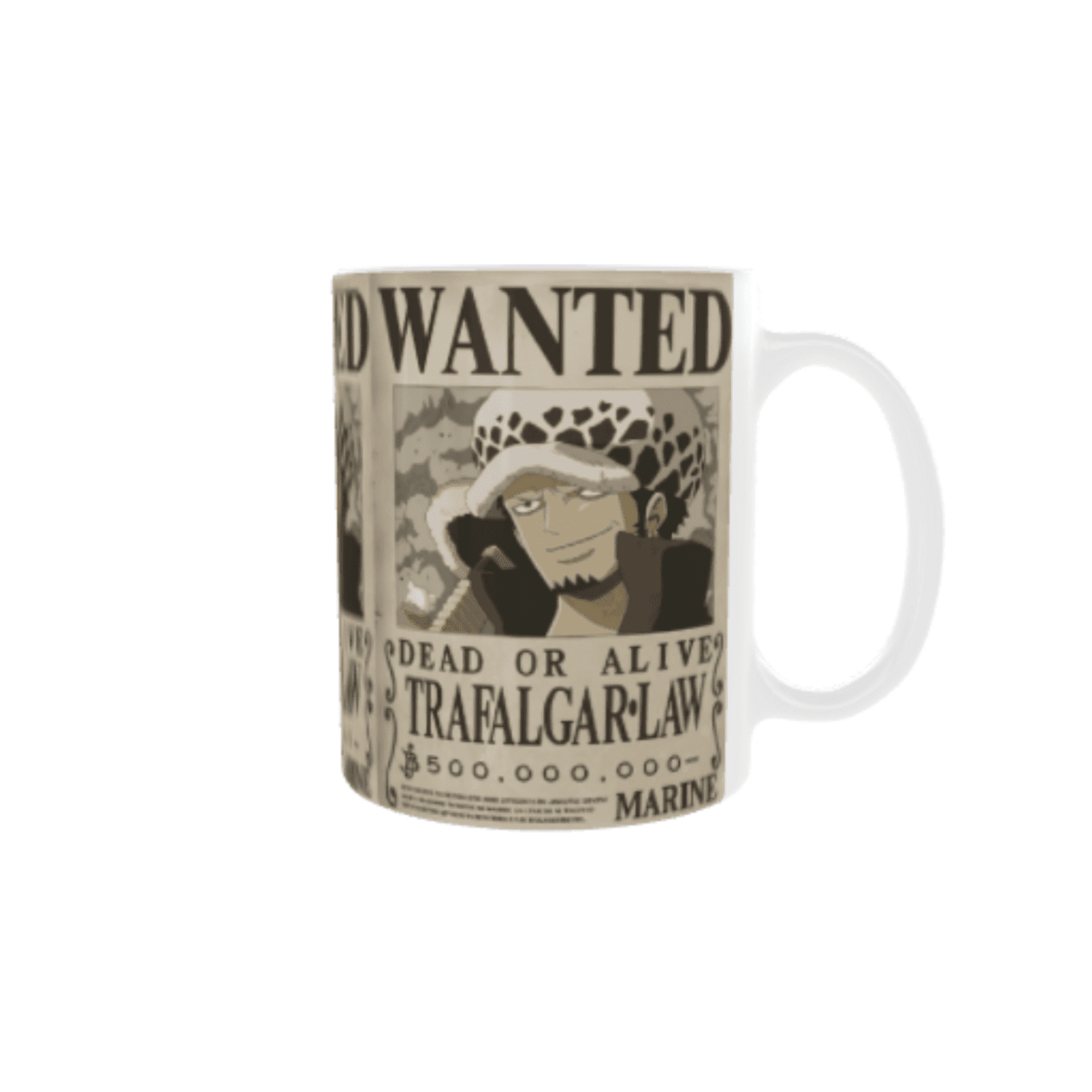 Taza "Wanted Se Busca Trafalgar Law" – One Piece - 5