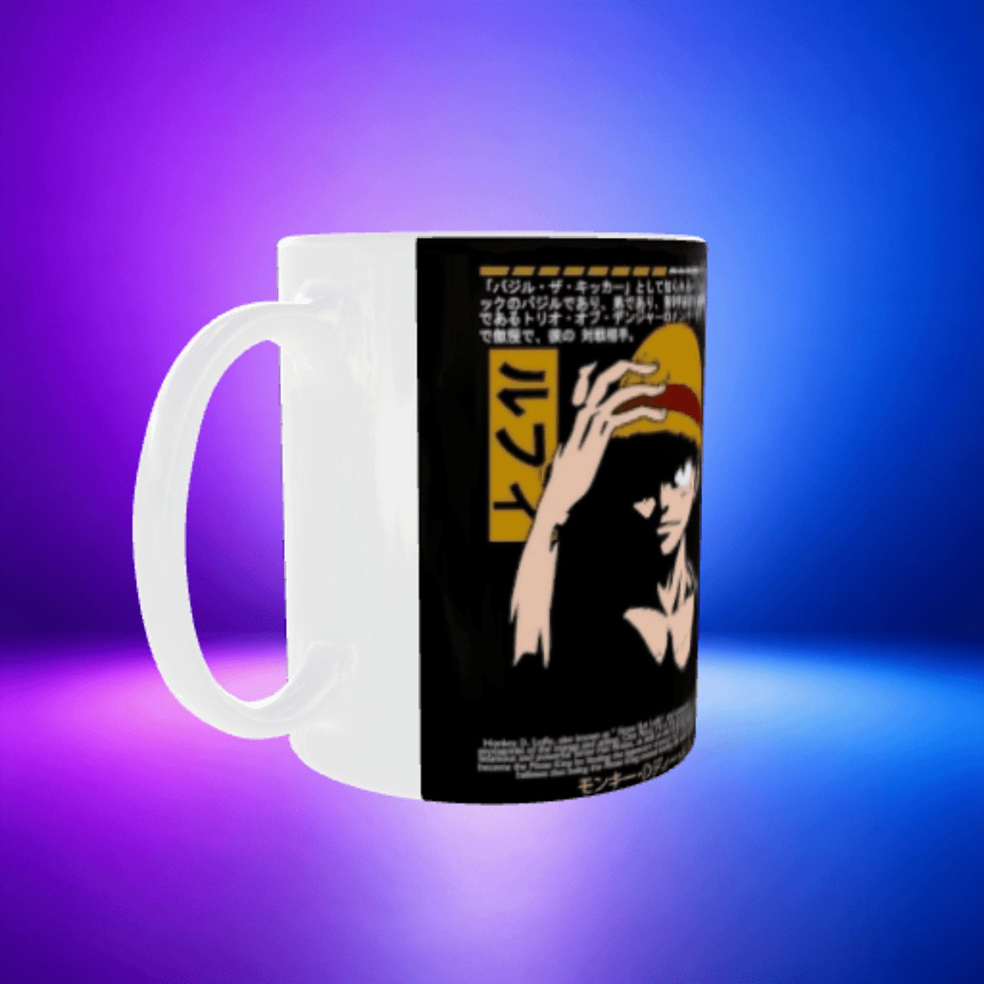 Taza Monkey D. Luffy sombrero de paja One Piece - 5