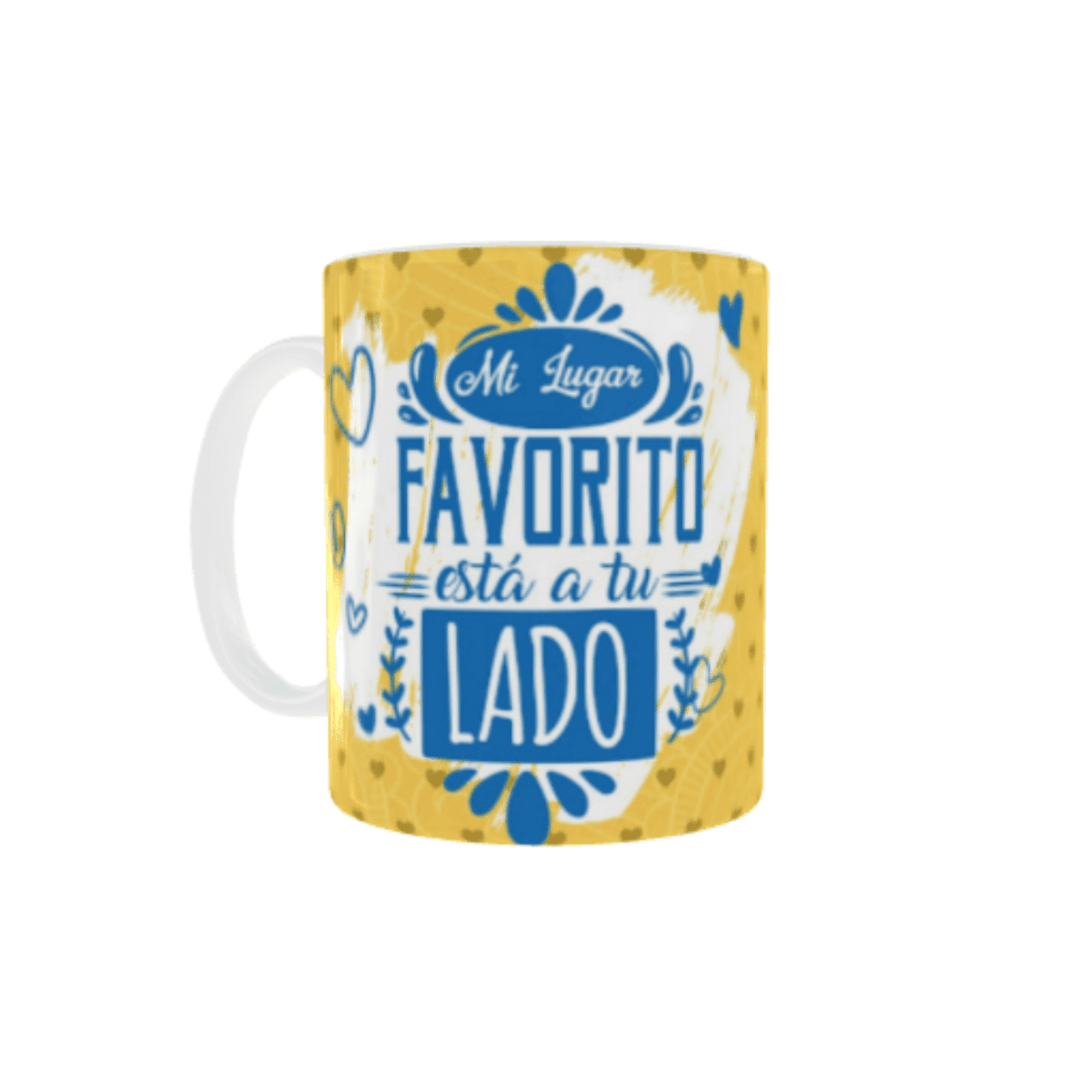 Taza Bella y Bestia Mi Lugar Favorito está a tu Lado - 5