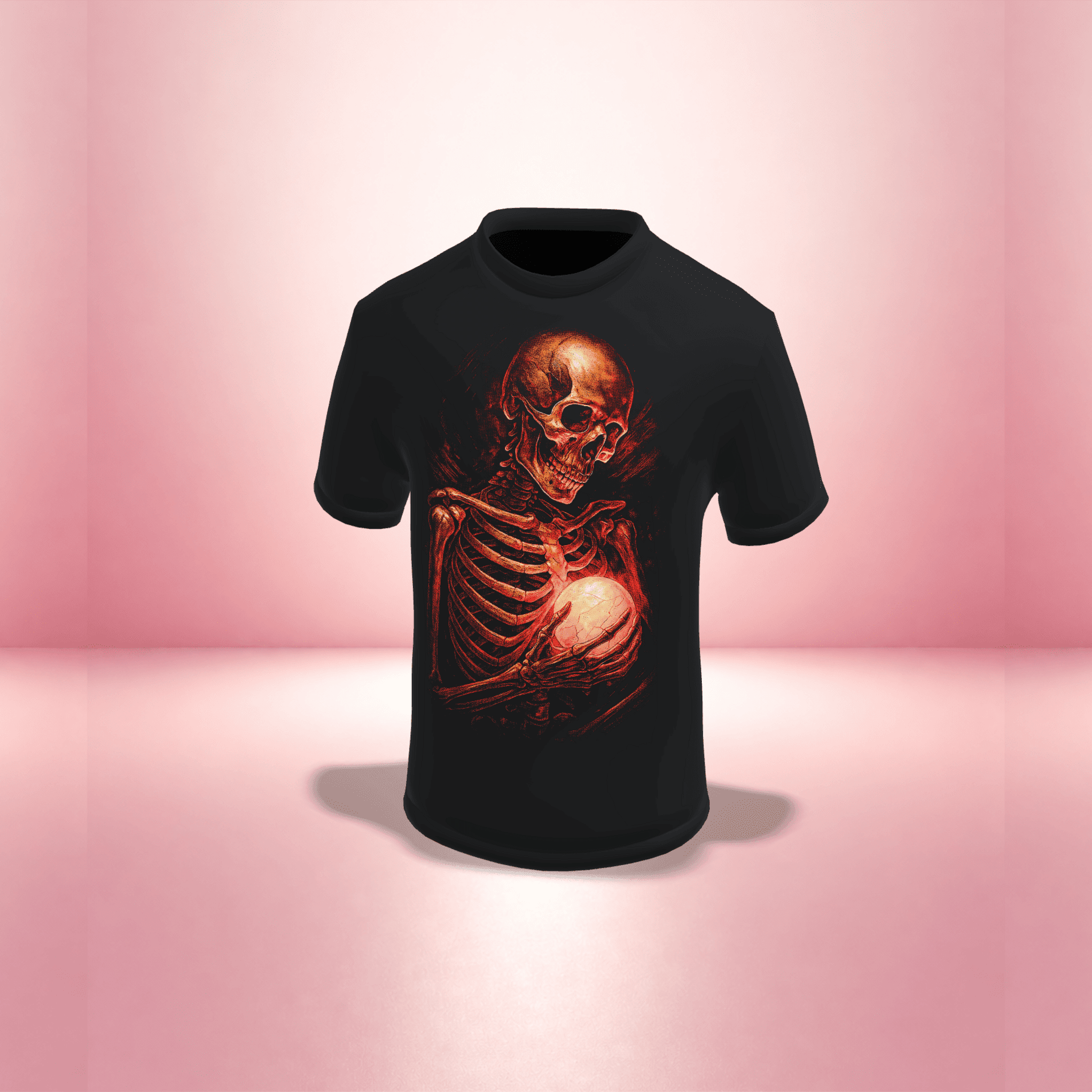 Camiseta Oversize Calavera 100% Algodón | Streetwear Dark | Unisex S-2XL - 3