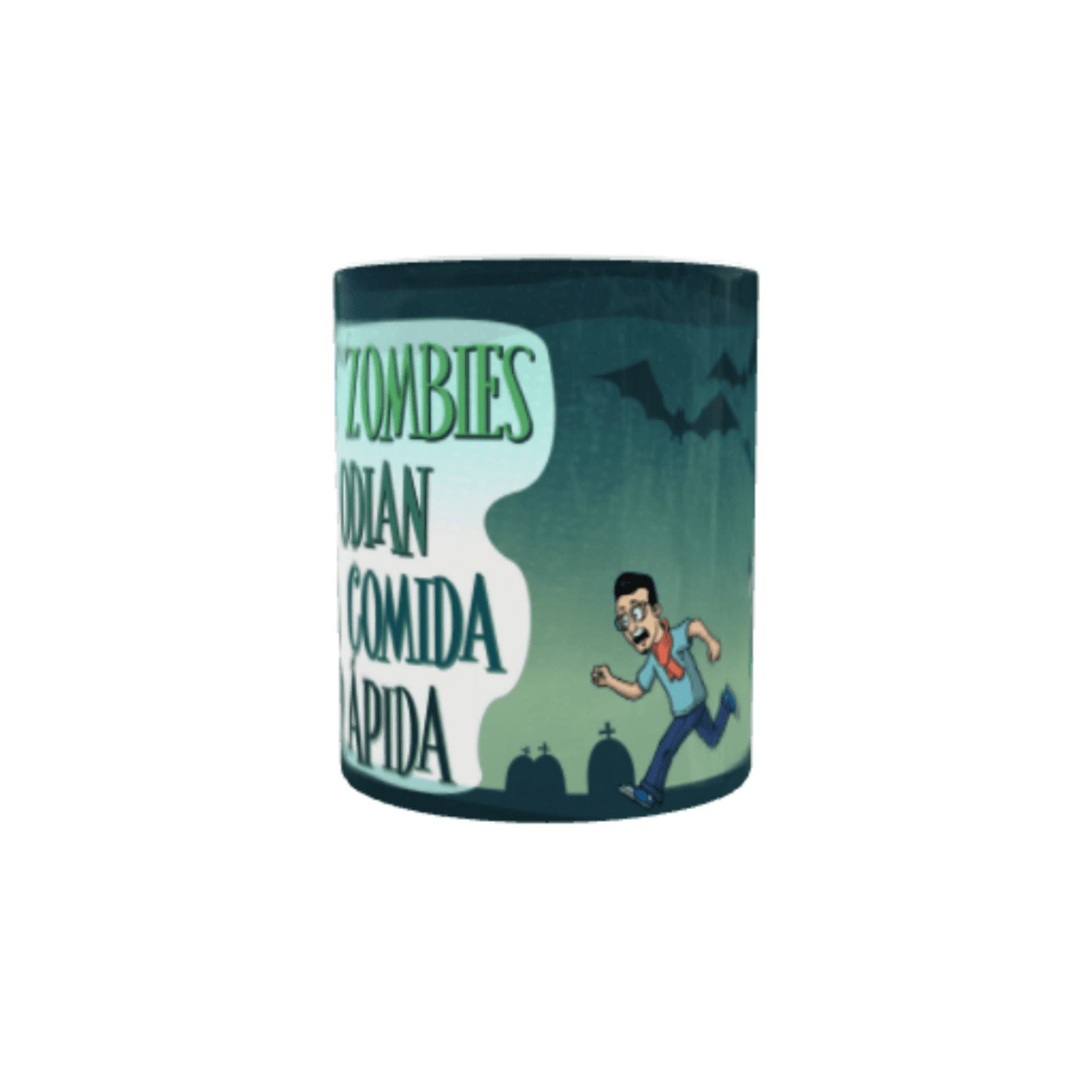 Taza Zombie – Los Zombies Odian la Comida Rápida - 3