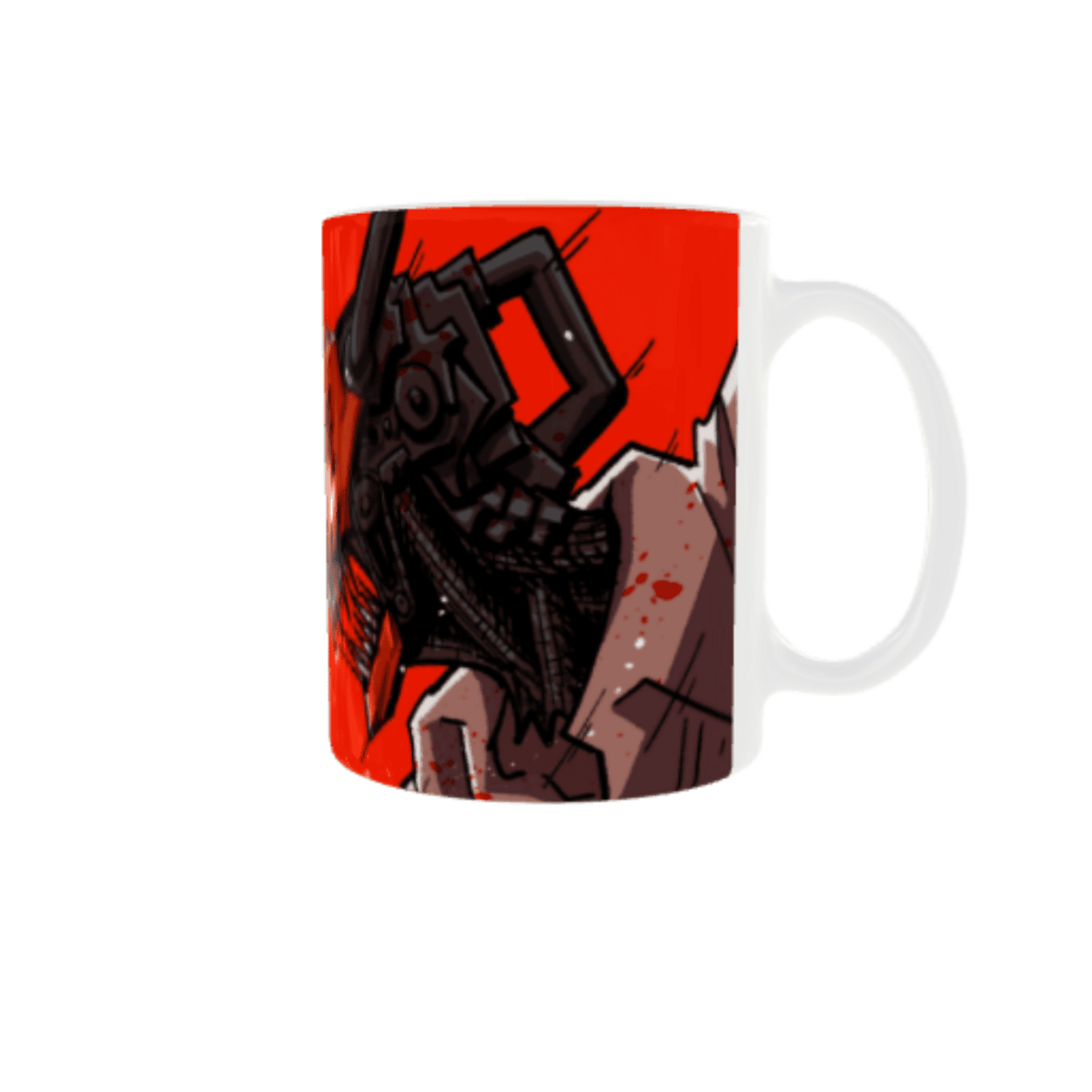 Taza Chainsaw Man Roja - 2